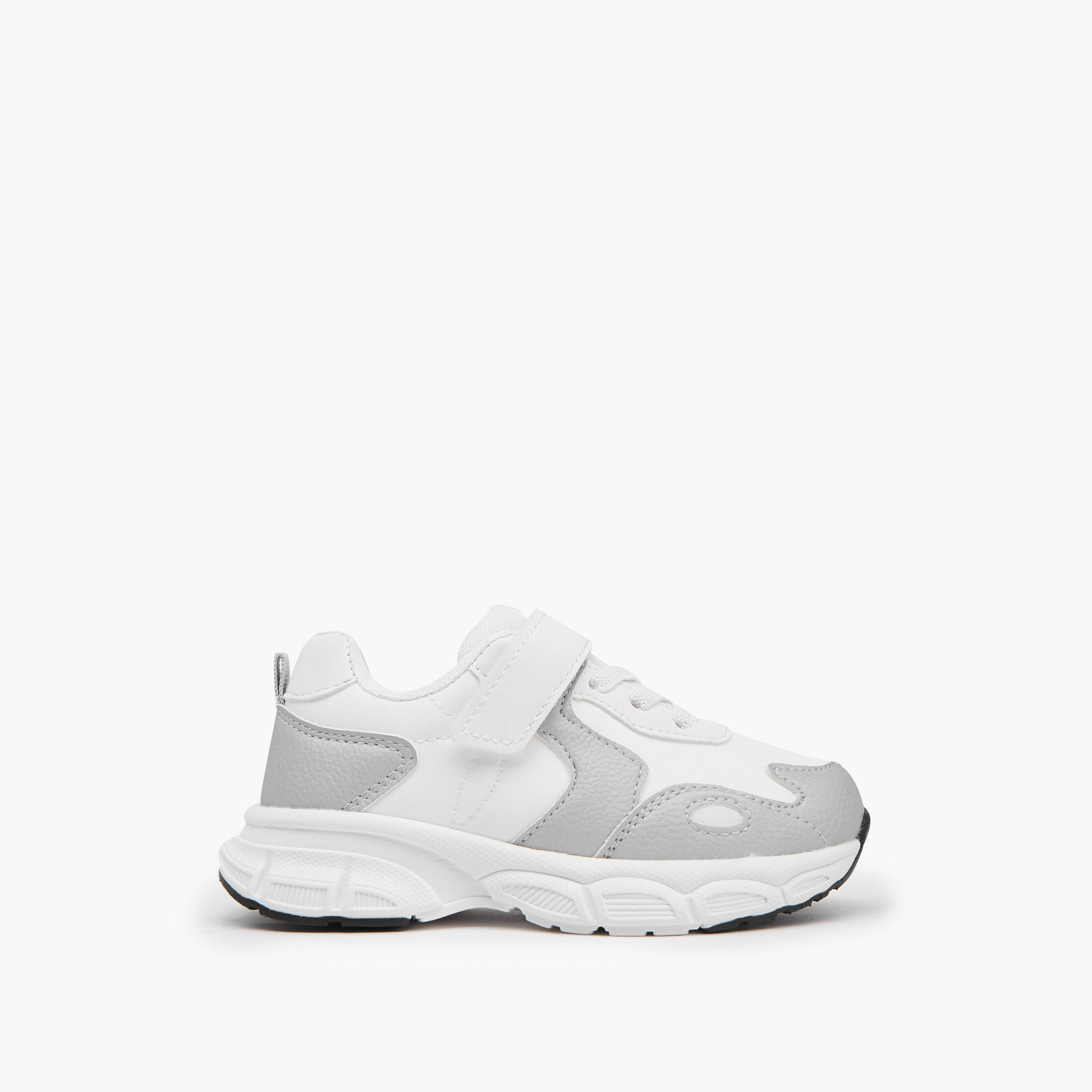 Juniors Girls' Hook and Loop Closure Sneakers-girls-shoes-sneakers-image-3