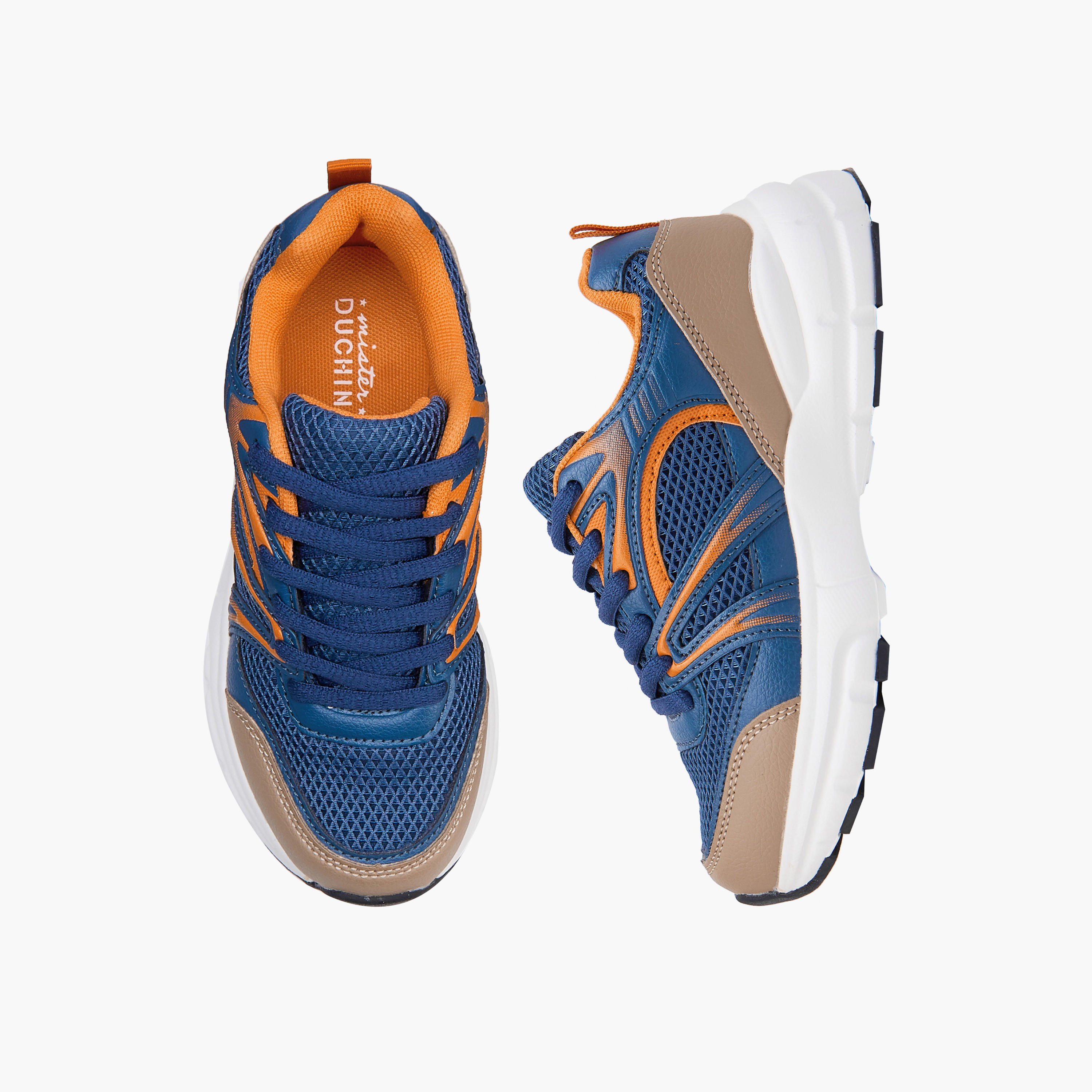 Mister Duchini Boys' Lace-Up Sneakers-boys-shoes-sneakers-image-1