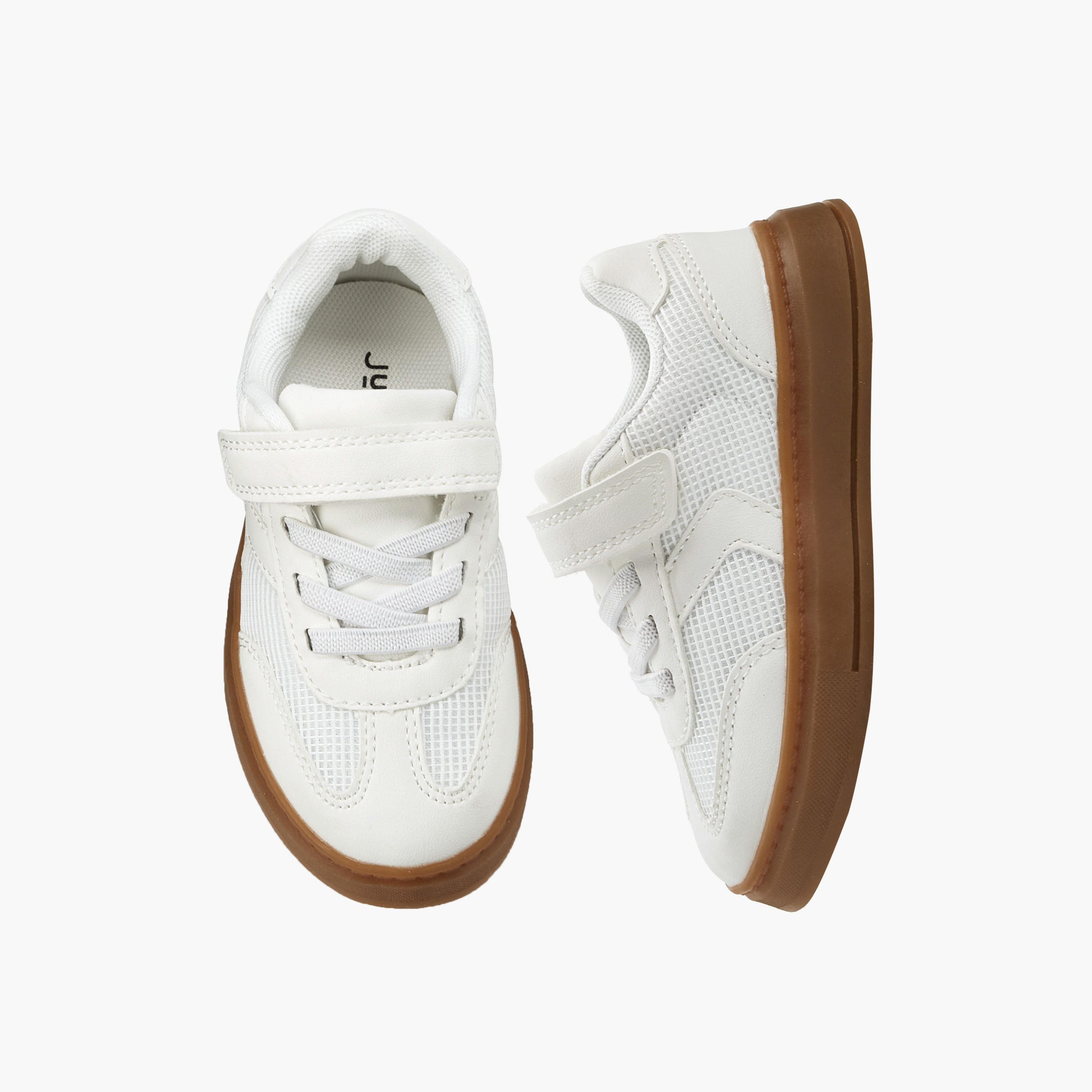 Juniors Girls Hook & Loop Ankle Sneakers-girls-shoes-sneakers-image-1