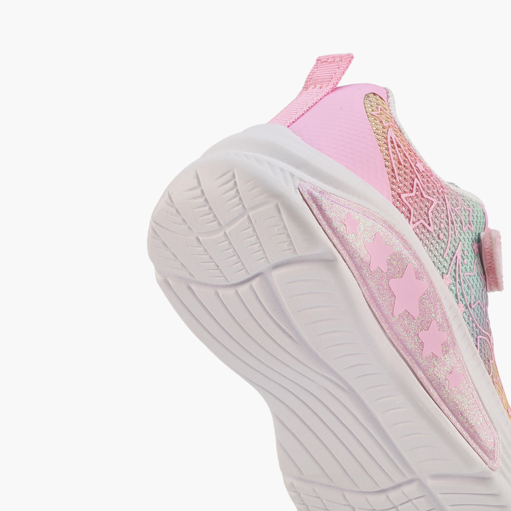 حذاء سنيكرز جليتر وشريط إغلاق لاصق للبنات من فلورا بيلا-girls-shoes-sneakers-image-5