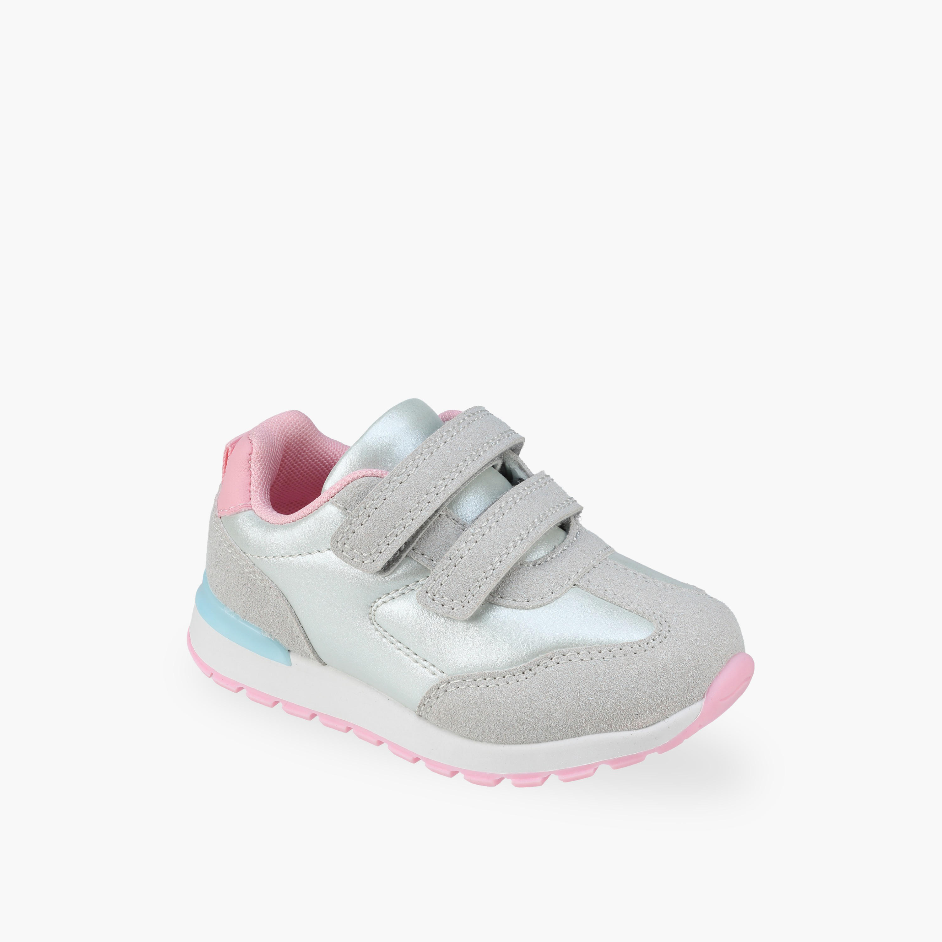 حذاء سنيكرز بطول الكاحل بشريط إغلاق لاصق للبنات من فلورا بيلا-girls-shoes-sneakers-image-2
