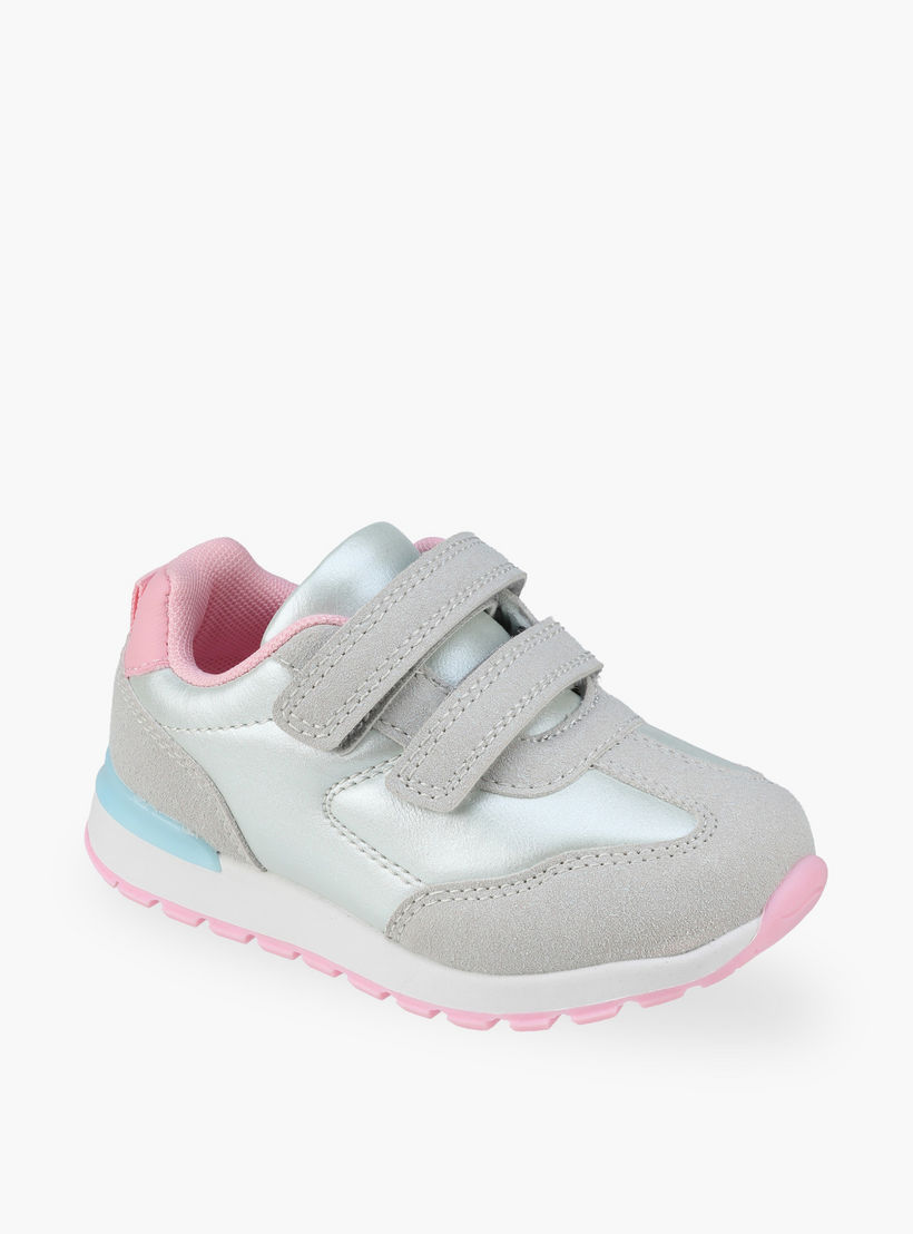 حذاء سنيكرز بطول الكاحل بشريط إغلاق لاصق للبنات من فلورا بيلا-girls-shoes-sneakers-image-2