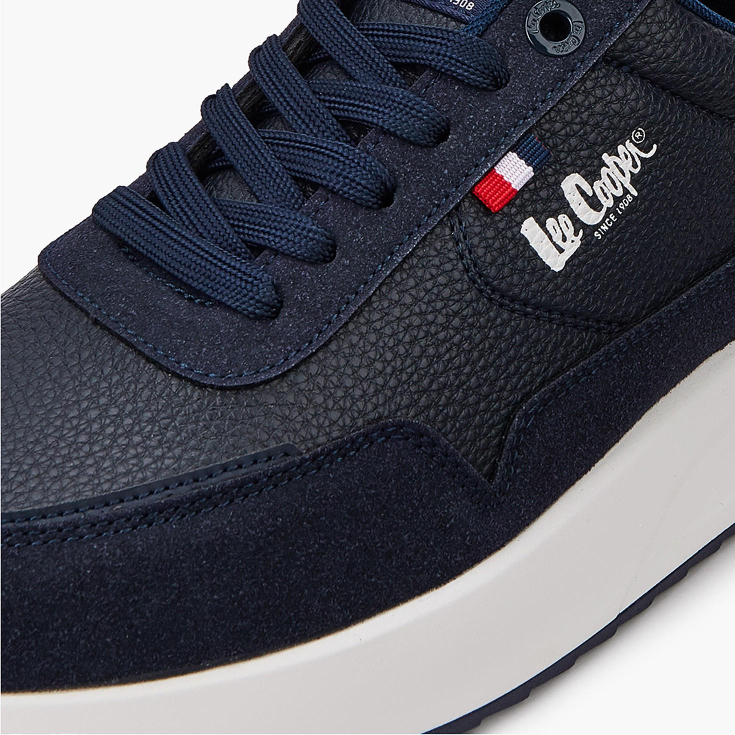 Lee Cooper Men's Panelled Lace-Up Ortholite Sneakers-men-shoes-sneakers-image-5