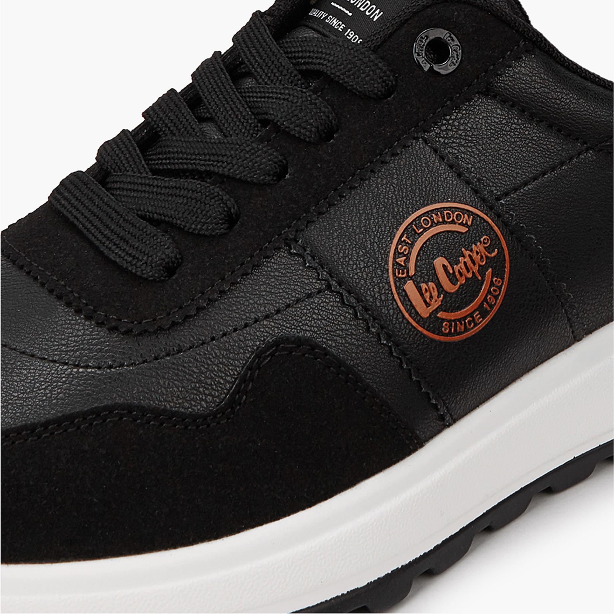 Lee Cooper Men's Panelled Lace-Up Ortholite Sneakers-men-shoes-sneakers-image-5