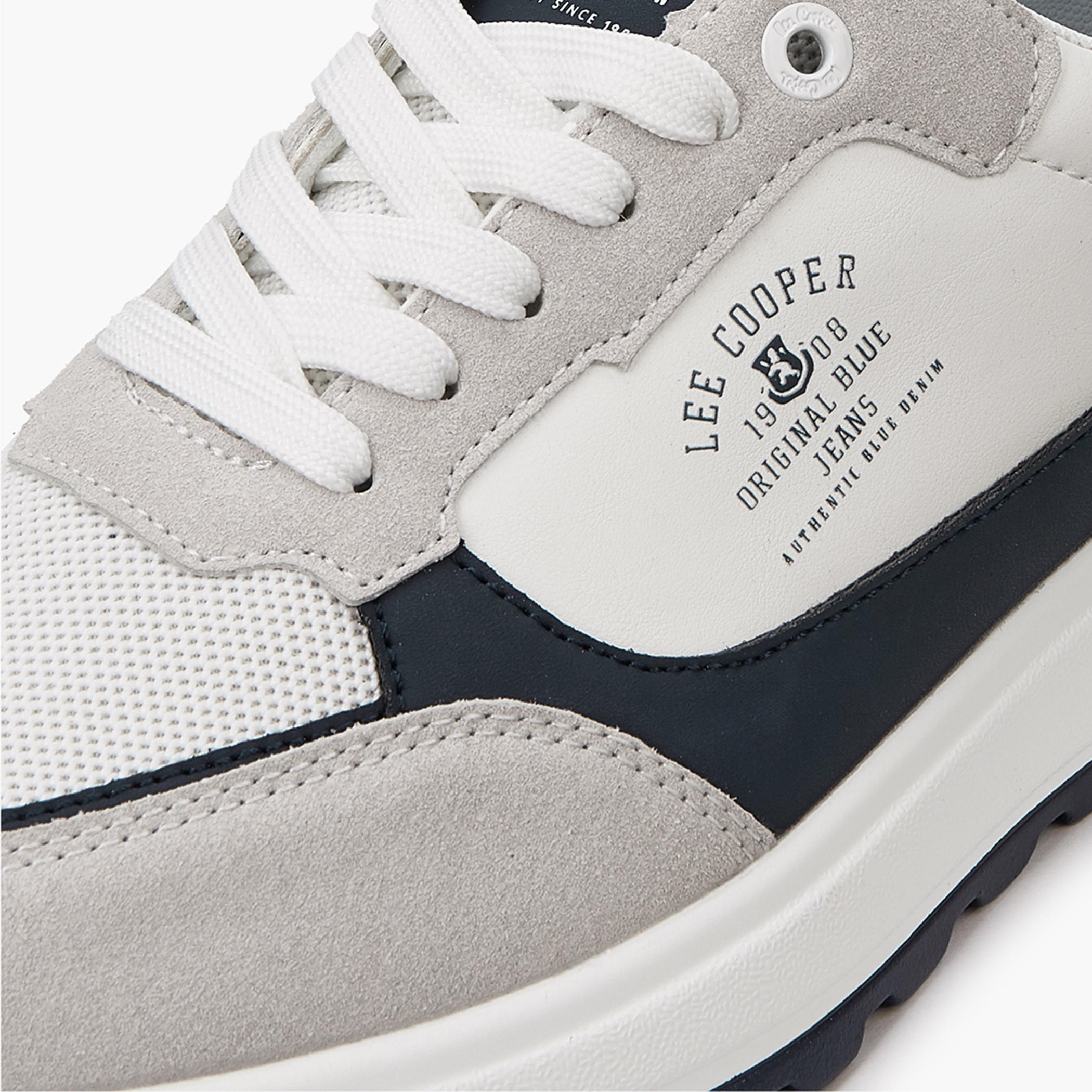 Lee Cooper Men's Panelled Lace-Up Ortholite Sneakers-men-shoes-sneakers-image-5