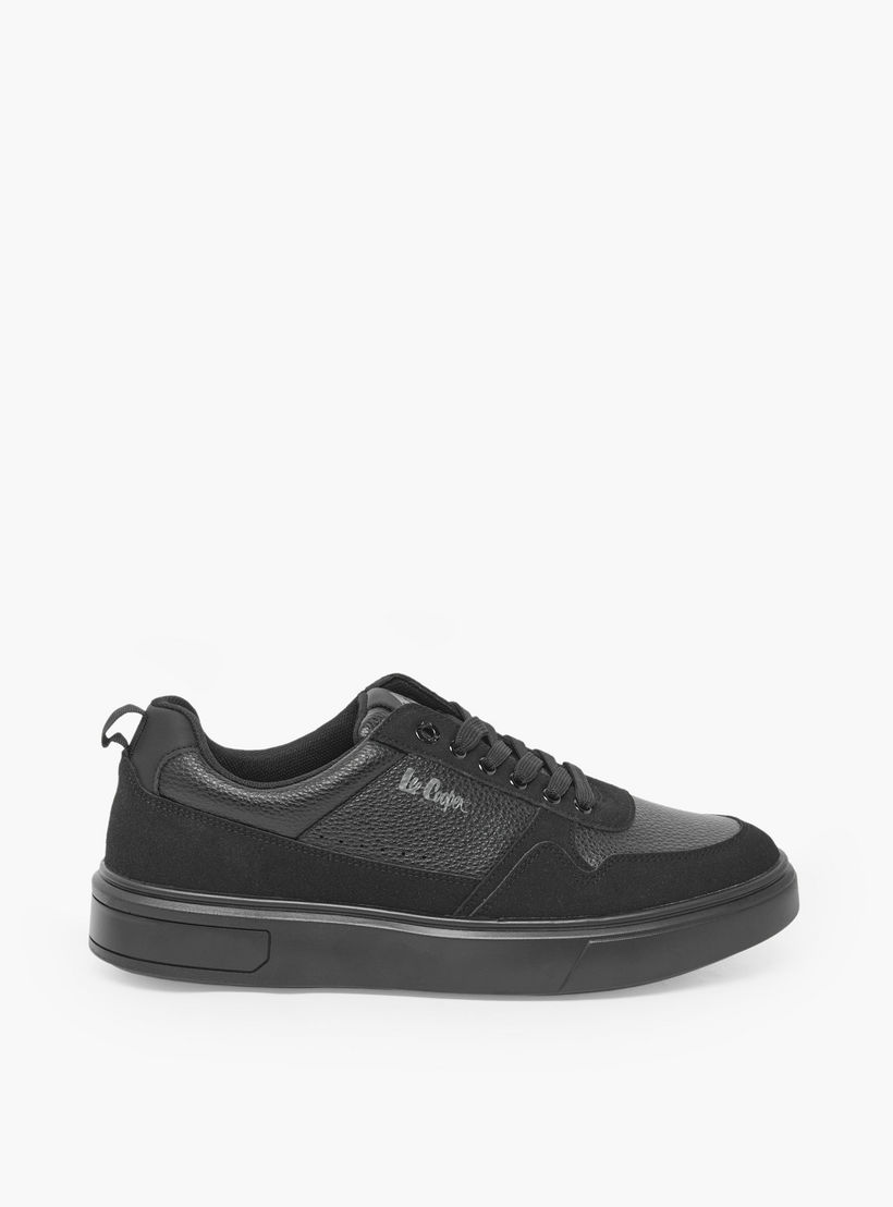 حذاء سنيكرز بطول الكاحل ورباط إغلاق للرجال من لي كوبر-men-shoes-sneakers-image-3