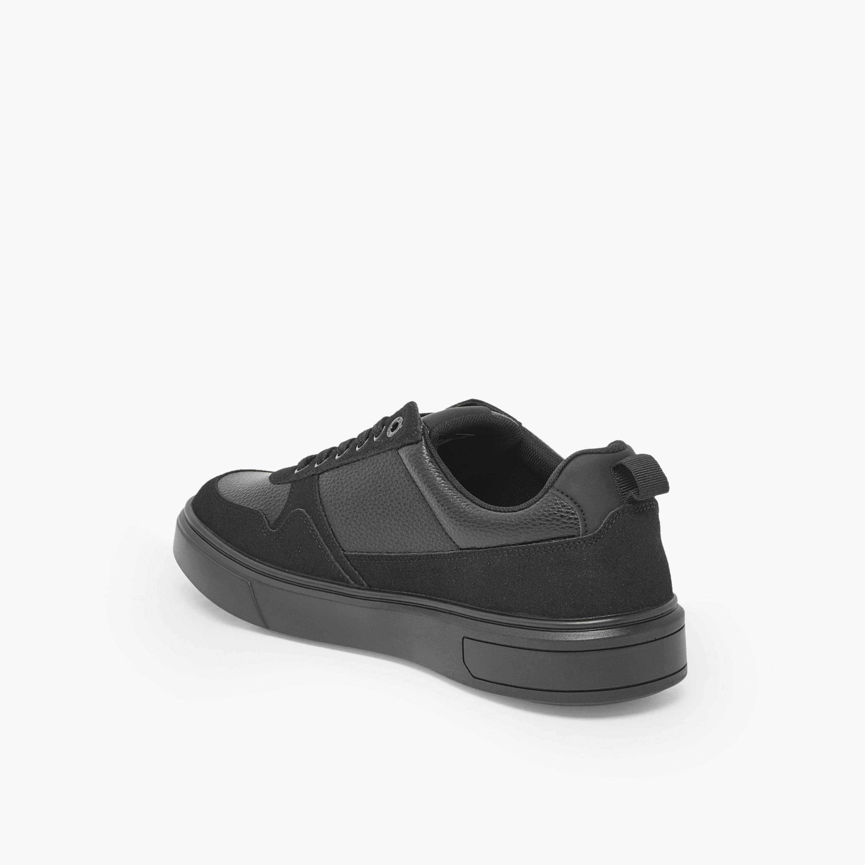 حذاء سنيكرز بطول الكاحل ورباط إغلاق للرجال من لي كوبر-men-shoes-sneakers-image-5