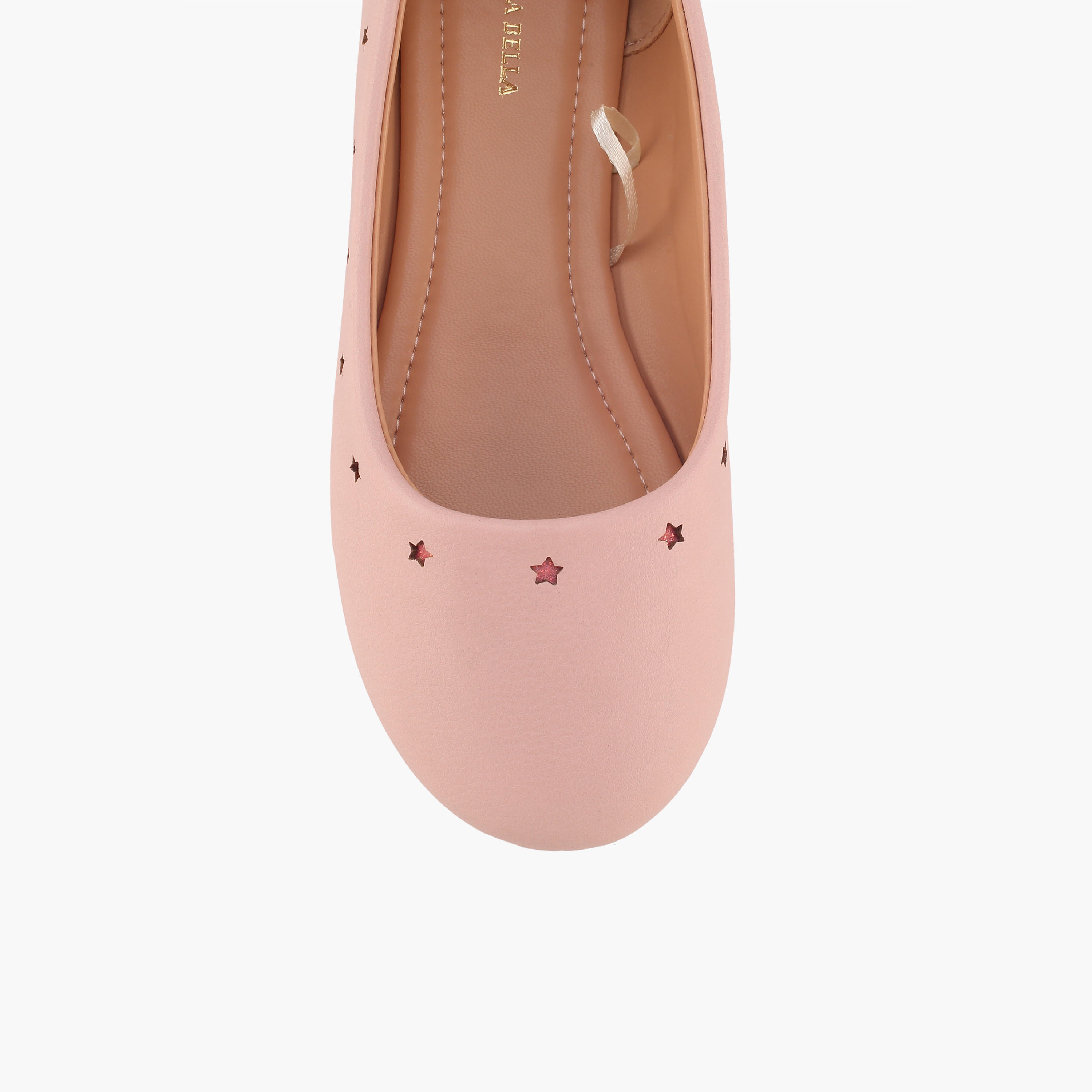 Flora Bella Girls Star Cutout Detail Ballerina Shoes-girls-shoes-ballerinas-image-4