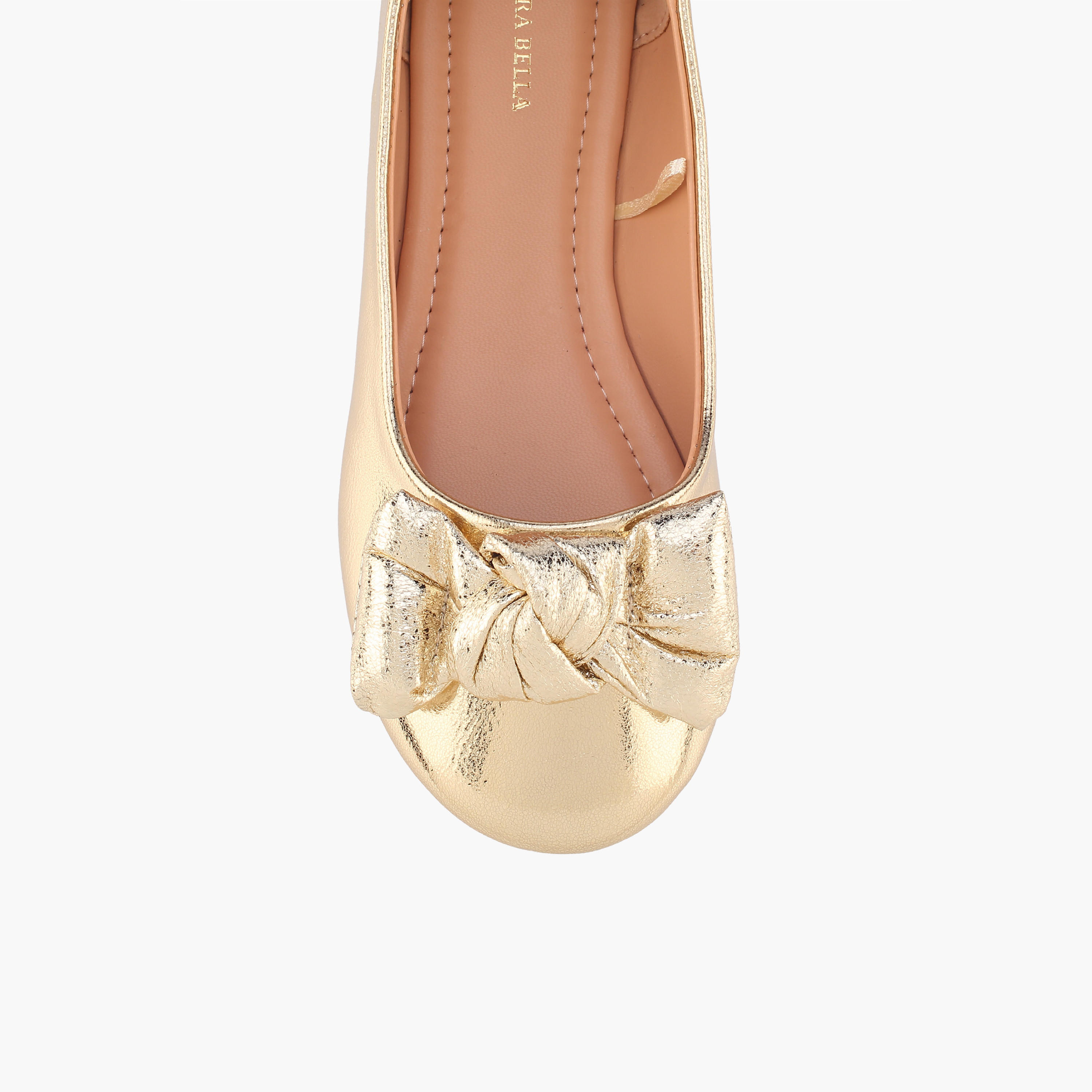 حذاء باليرينا بزينة فيونكة للبنات من فلورا بيلا-girls-shoes-ballerinas-image-4