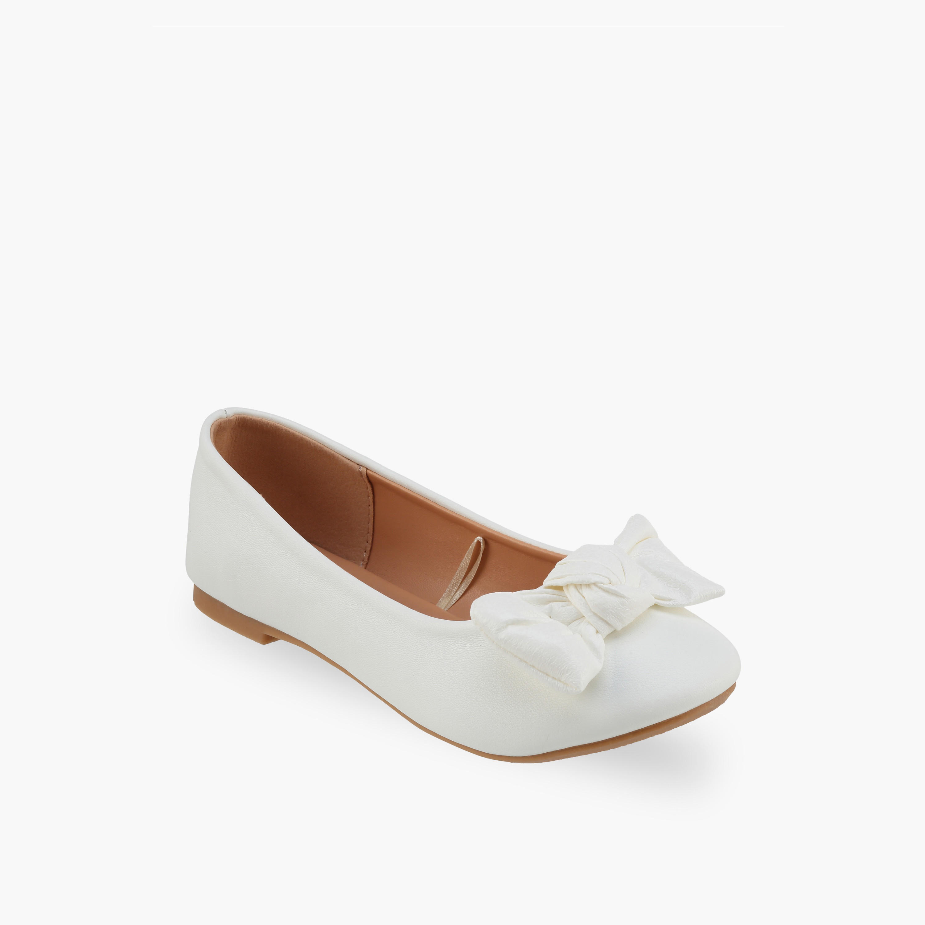 Flora Bella Girls Bow Accent Ballerina Shoes-girls-shoes-ballerinas-image-2