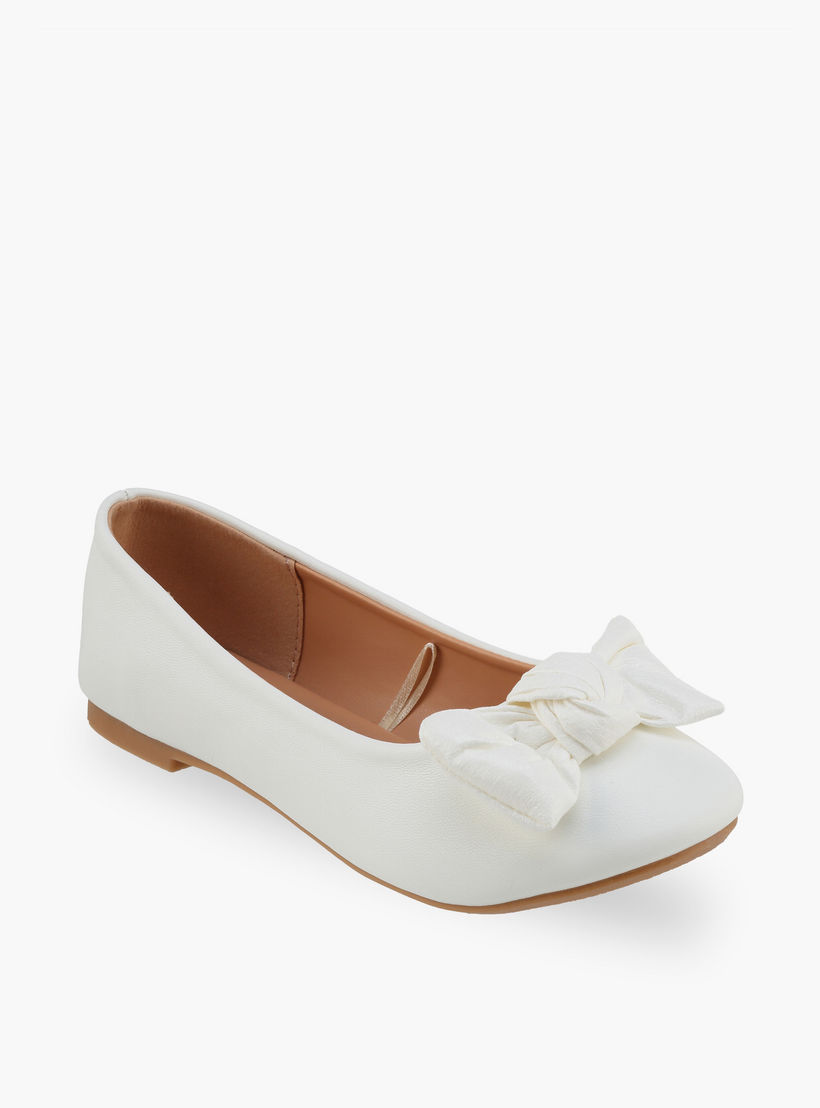 Flora Bella Girls Bow Accent Ballerina Shoes-girls-shoes-ballerinas-image-2