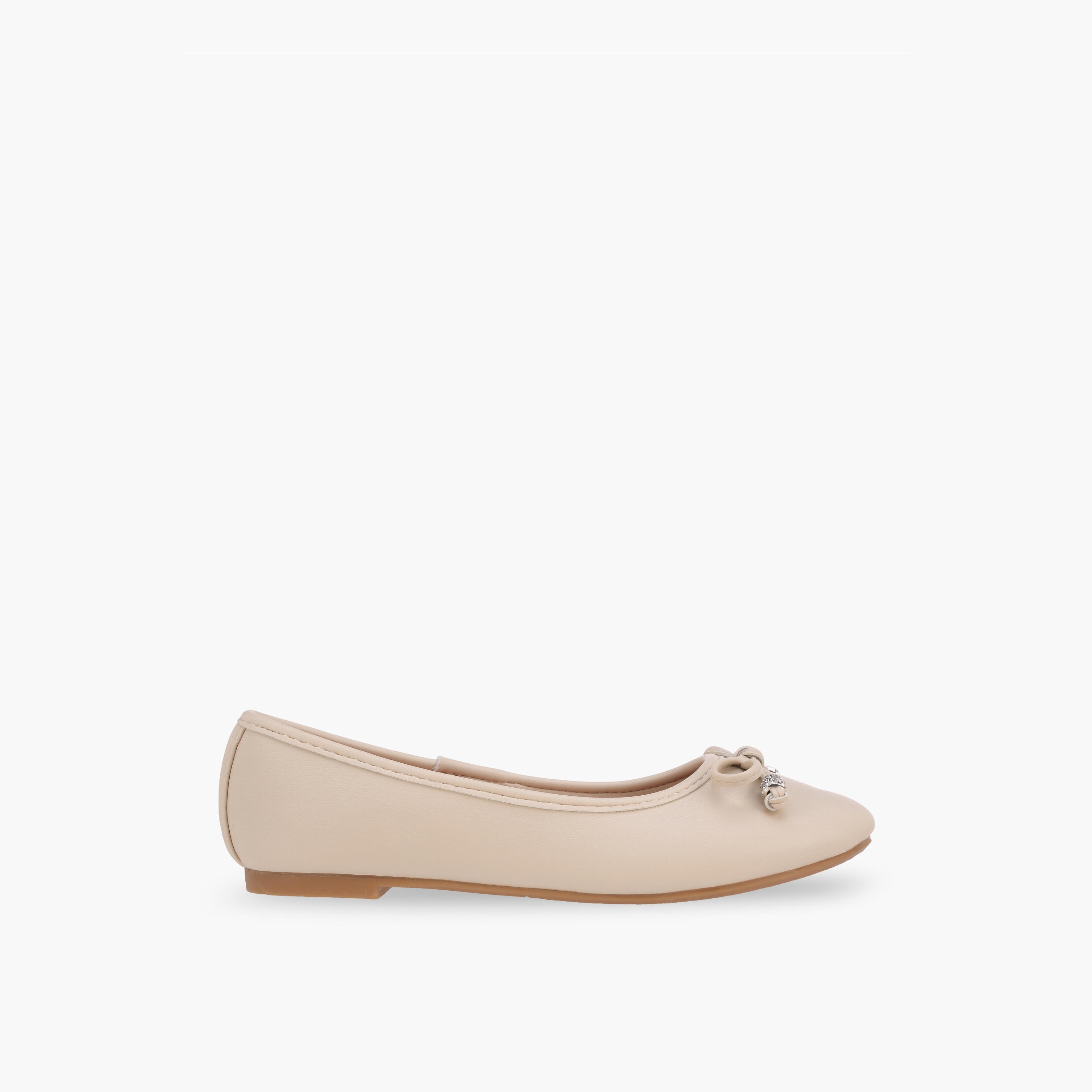 Flora Bella Girls Bow Applique Ballerina Shoes-girls-shoes-ballerinas-image-3