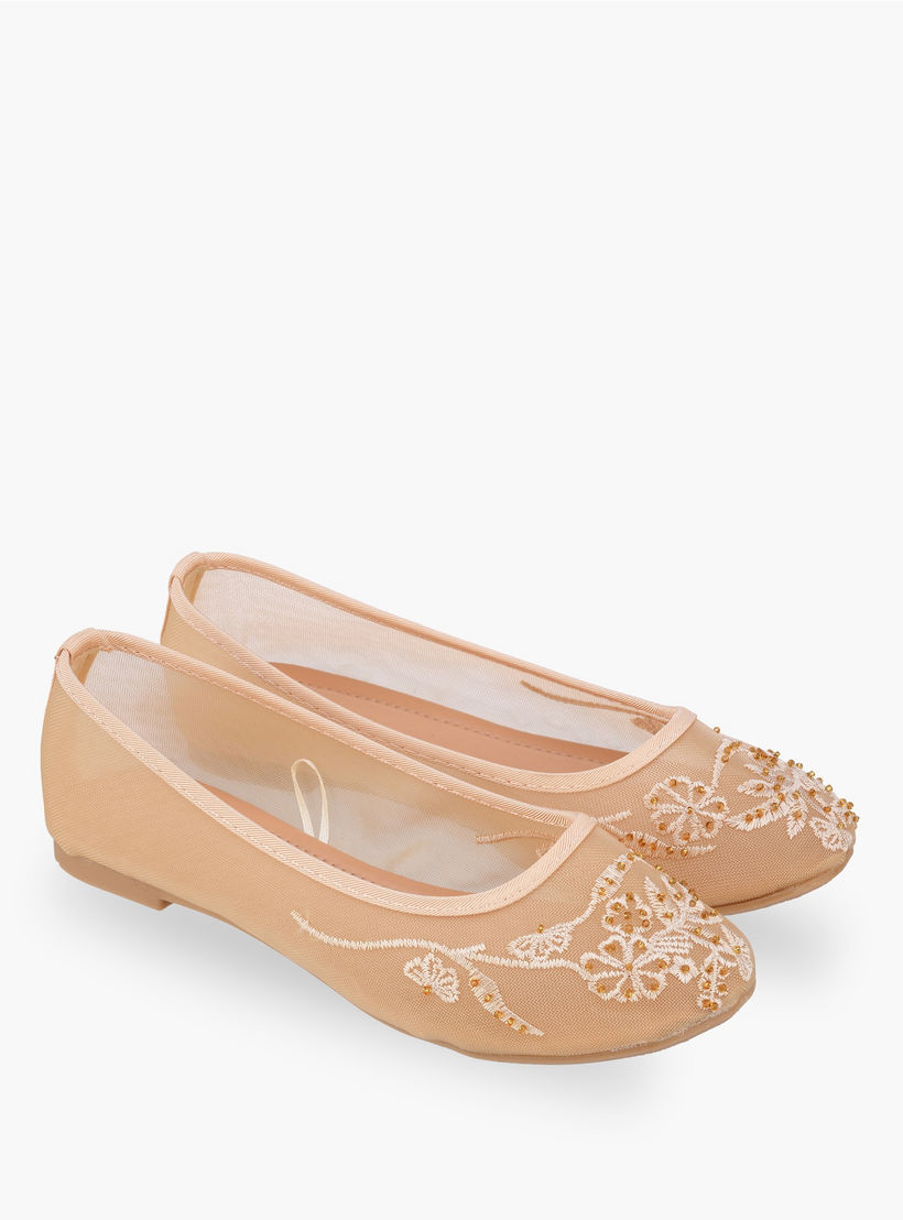 Flora Bella Girls Slip-On Ballerina Shoes-girls-shoes-ballerinas-image-1