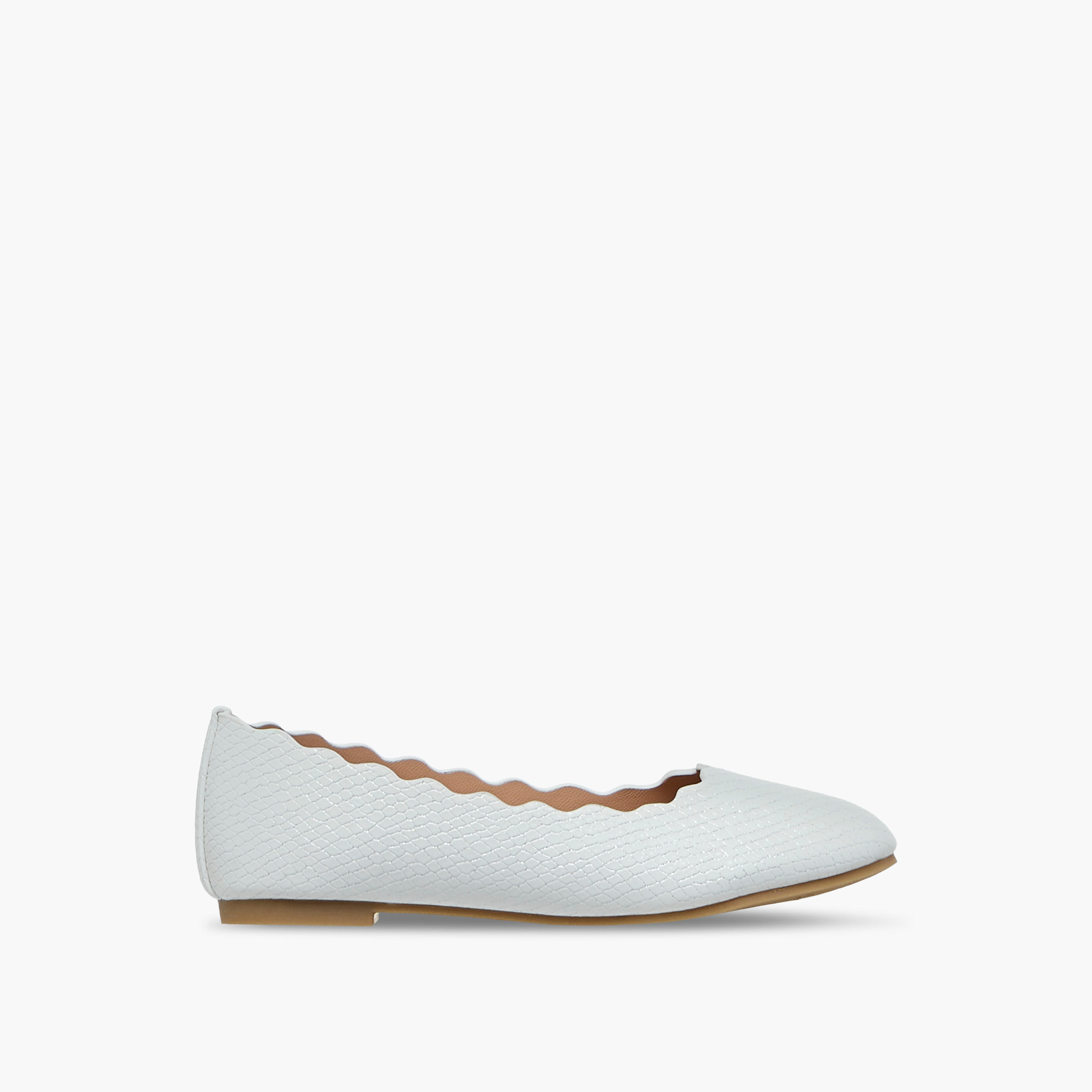 Little Missy Textured Slip-On Ballerina Shoes-girls-shoes-ballerinas-image-3