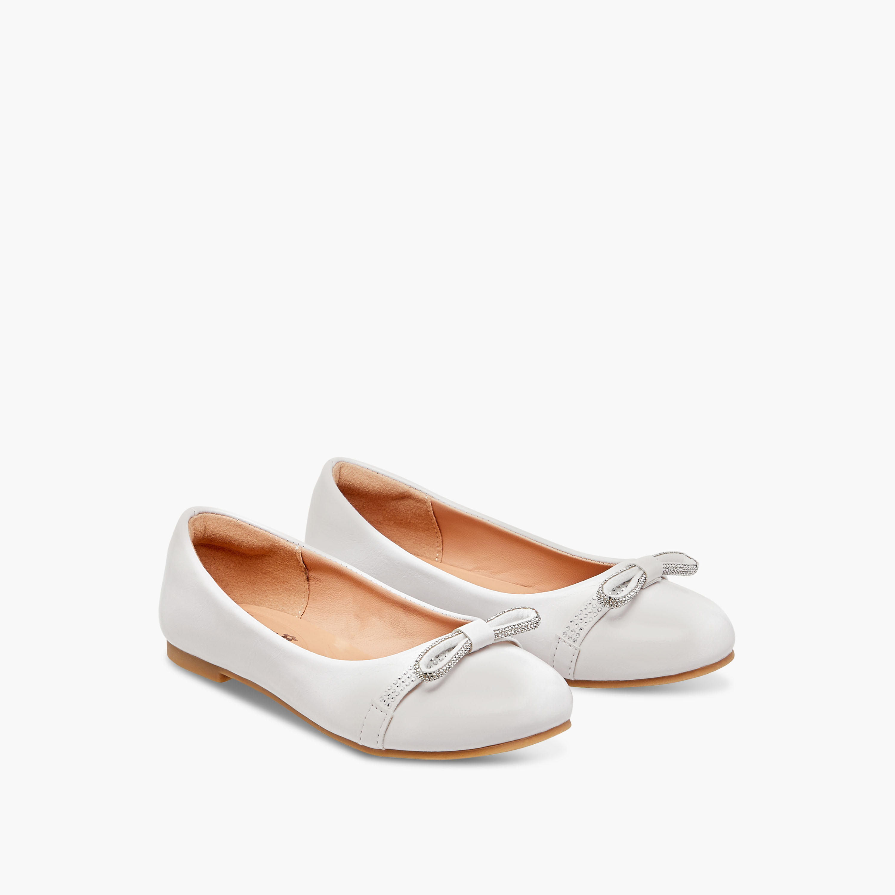 حذاء باليرينا مزين بفيونكة من ليتل ميسي-girls-shoes-ballerinas-image-1