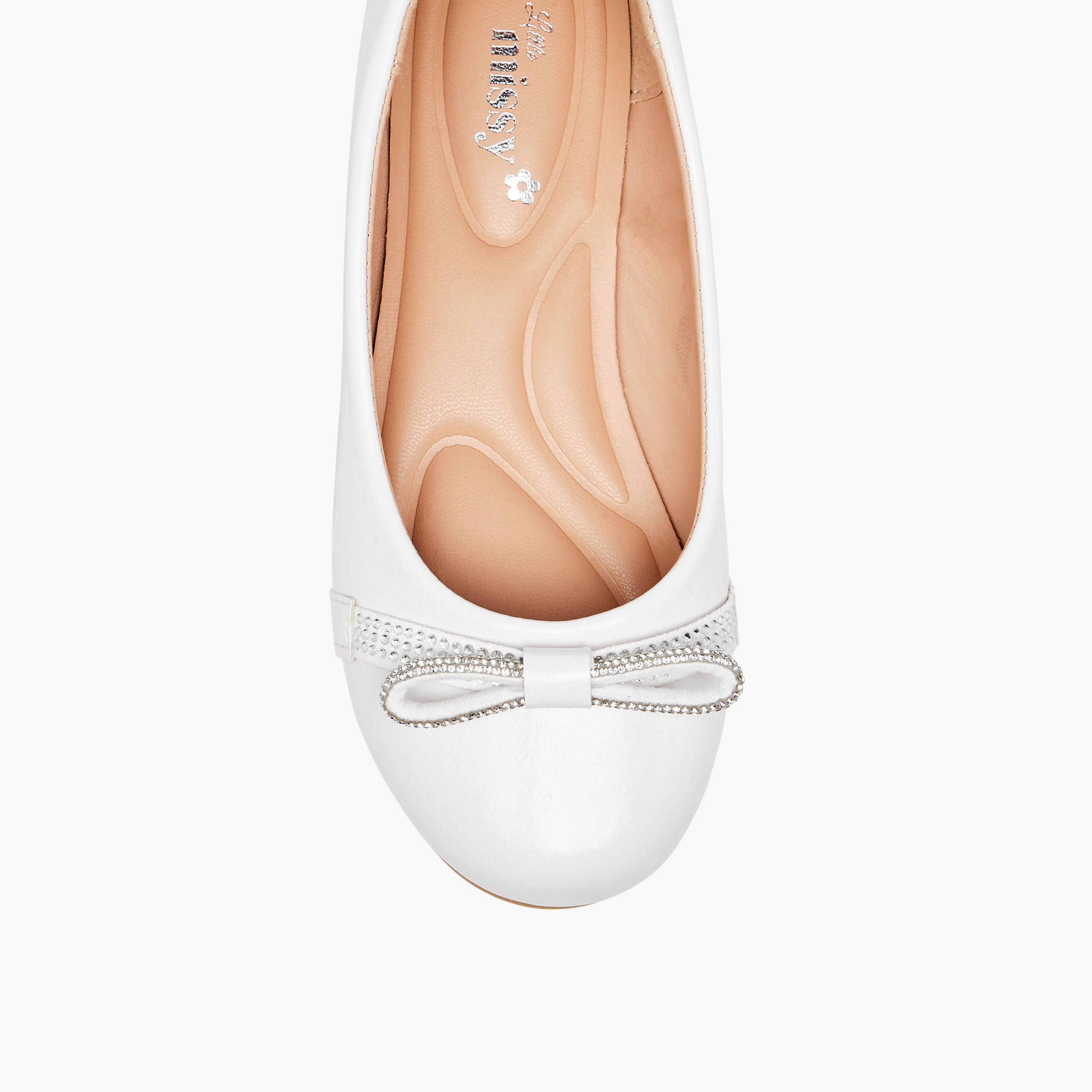 حذاء باليرينا مزين بفيونكة من ليتل ميسي-girls-shoes-ballerinas-image-4