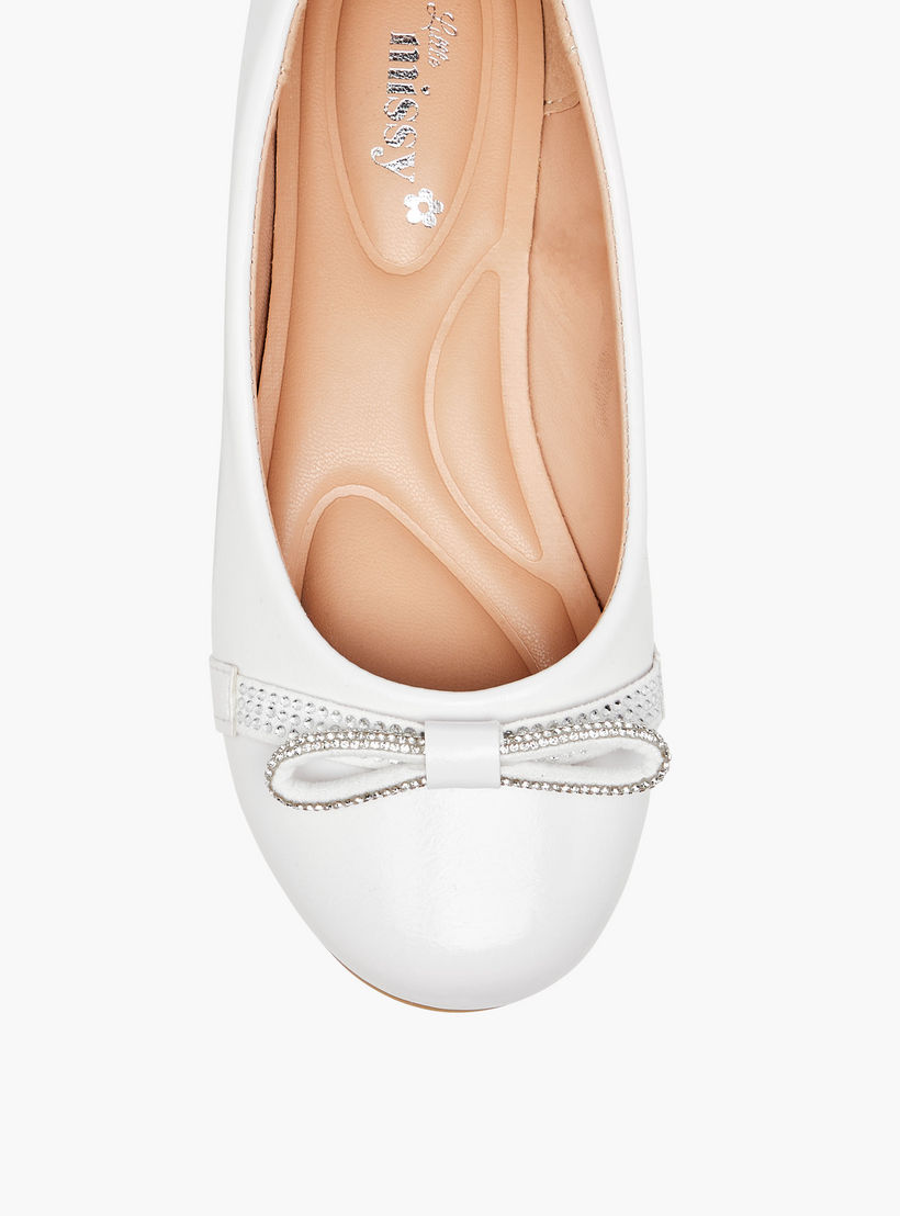 حذاء باليرينا مزين بفيونكة من ليتل ميسي-girls-shoes-ballerinas-image-4