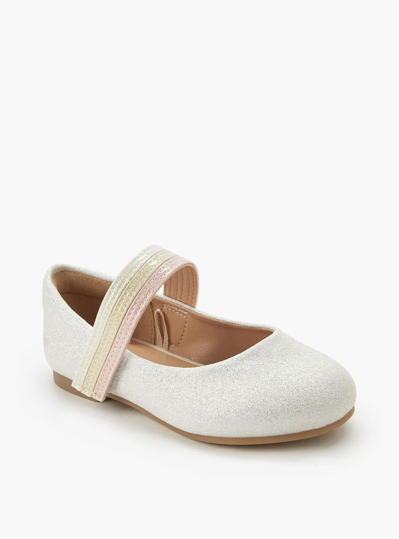 Juniors Girls Hook and Loop Ballerina Shoes-girls-shoes-ballerinas-image-2
