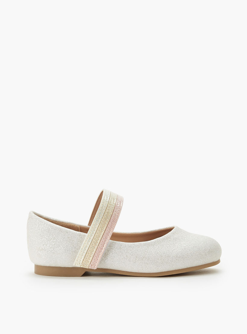 Juniors Girls Hook and Loop Ballerina Shoes-girls-shoes-ballerinas-image-3