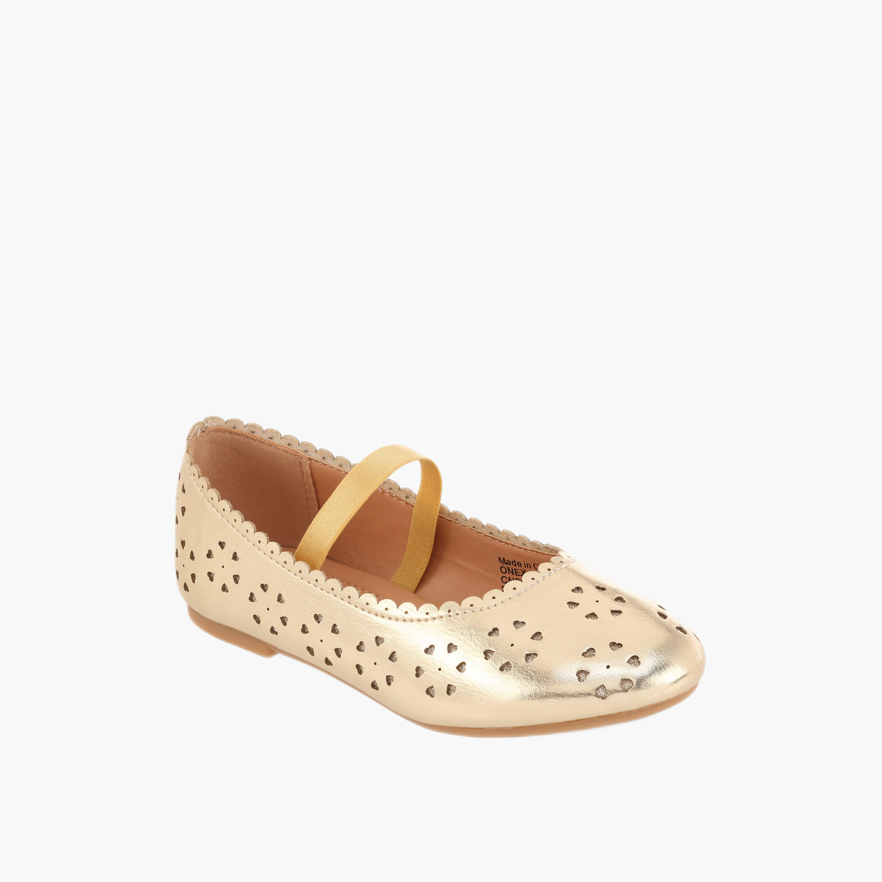 حذاء باليرينا بتفاصيل قلوب مفرغة للبنات من فلورا بيلا-girls-shoes-ballerinas-image-2
