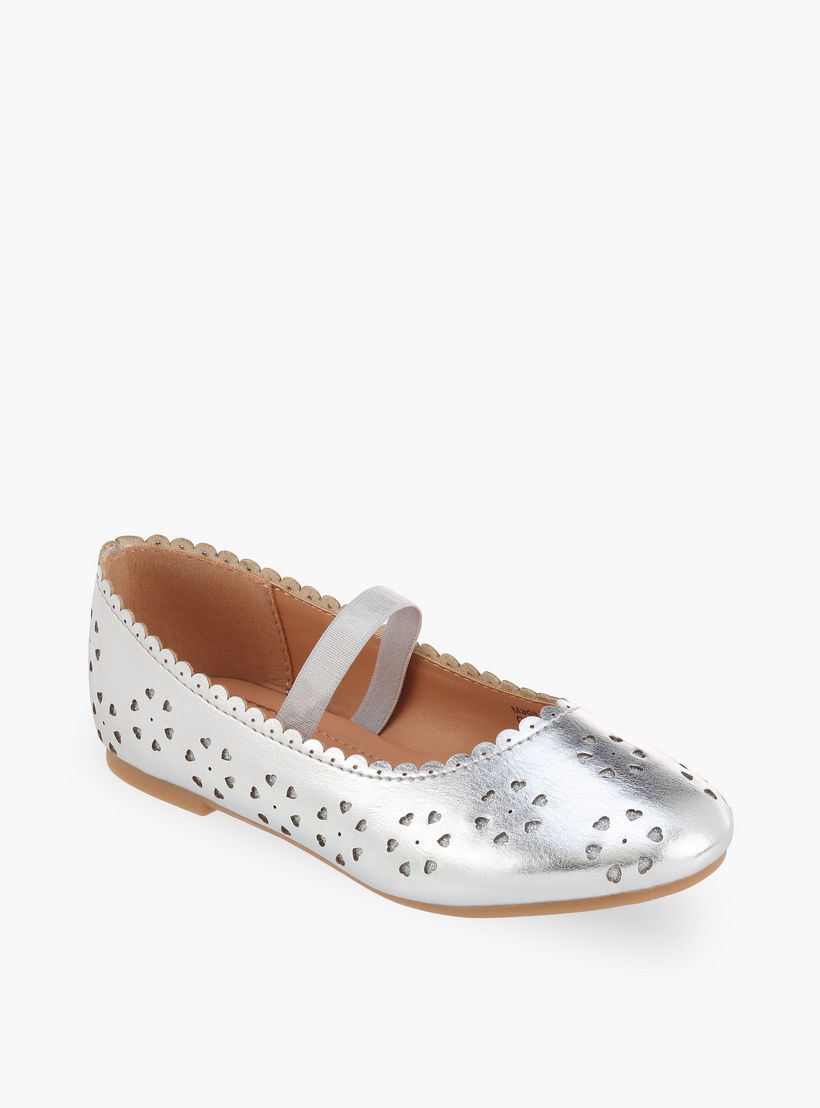 Flora Bella Girls Heart Cutout Detail Ballerina Shoes-girls-shoes-ballerinas-image-2