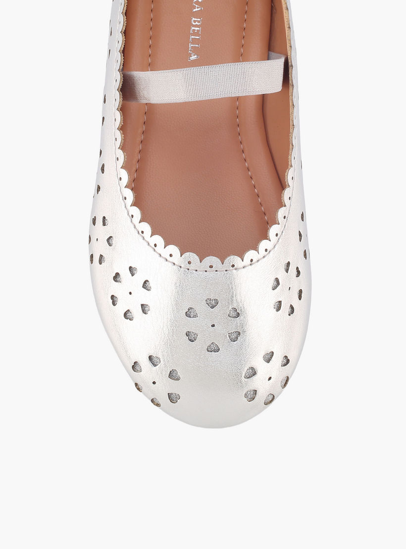 Flora Bella Girls Heart Cutout Detail Ballerina Shoes-girls-shoes-ballerinas-image-4
