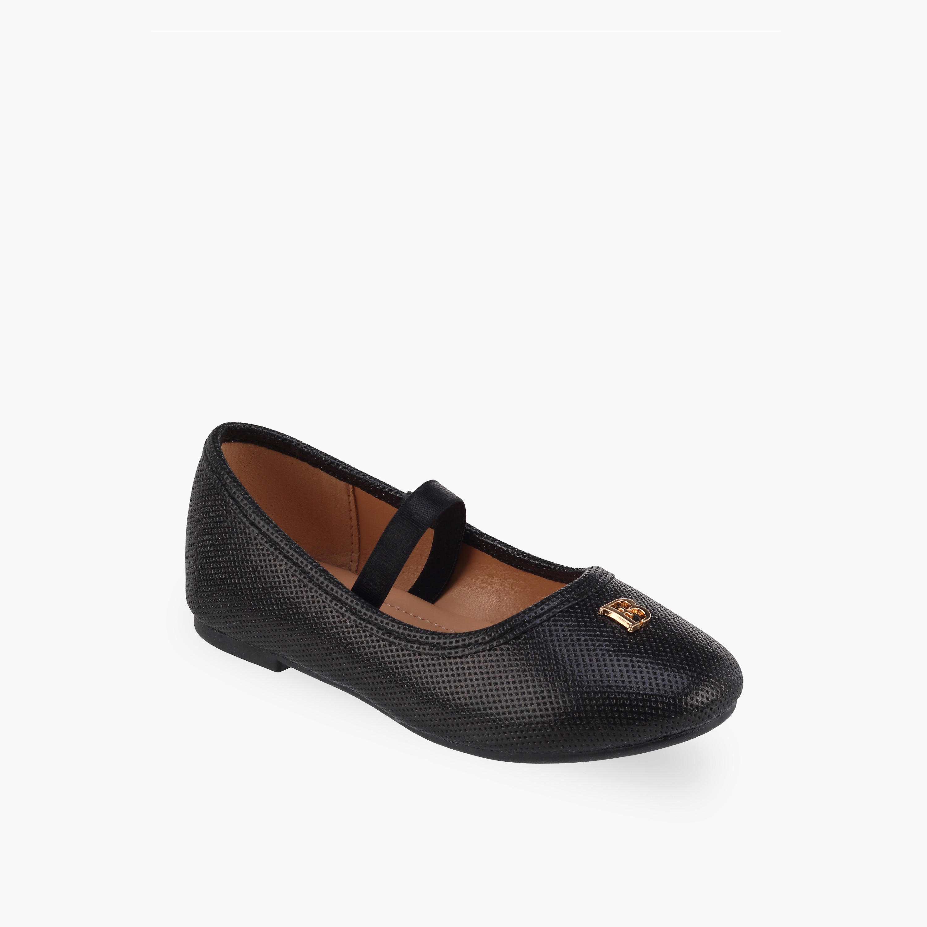 Flora Bella Girls Elasticated Strap Ballerina Shoes-girls-shoes-ballerinas-image-2