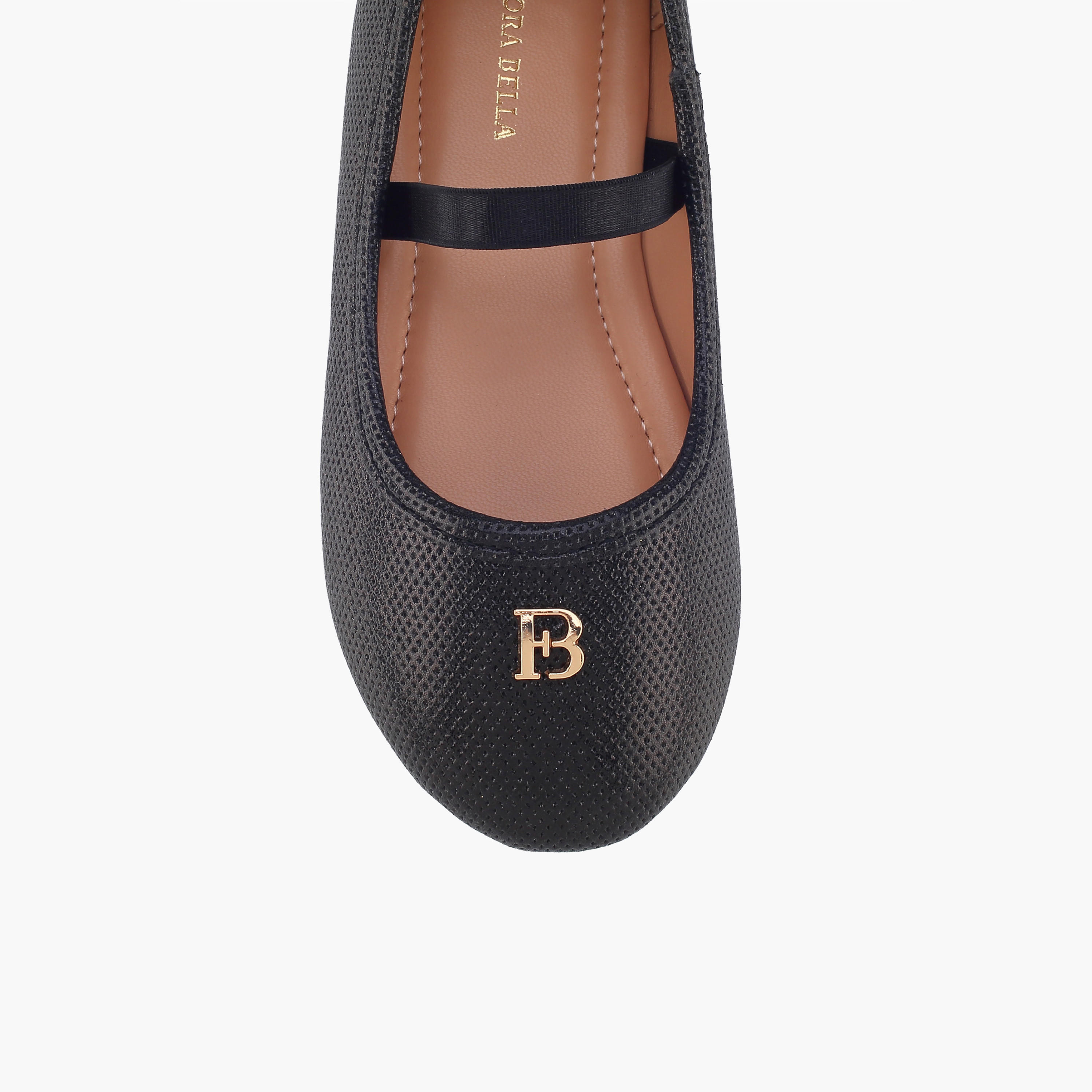 Flora Bella Girls Elasticated Strap Ballerina Shoes-girls-shoes-ballerinas-image-4