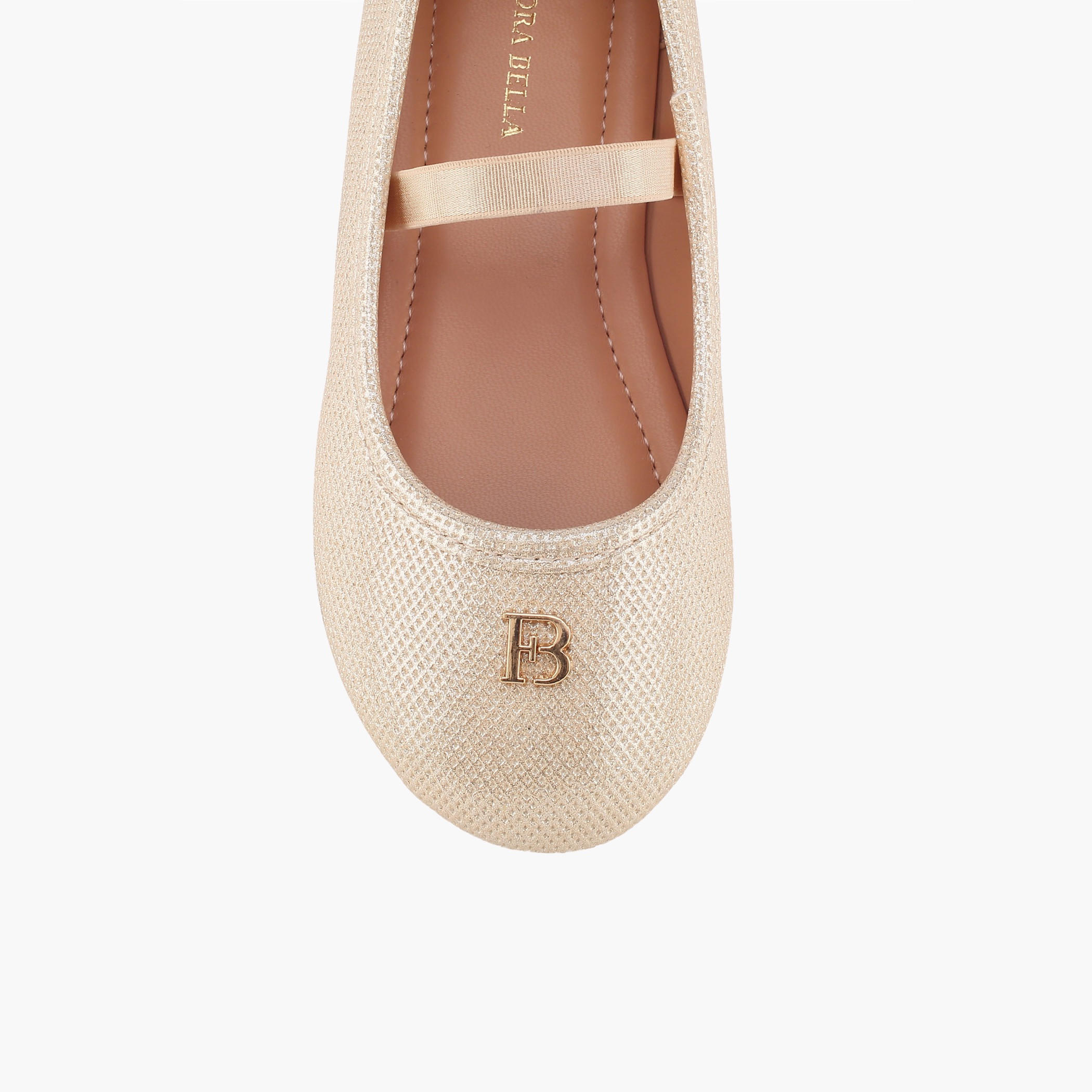 Flora Bella Girls Elasticated Strap Ballerina Shoes-girls-shoes-ballerinas-image-4