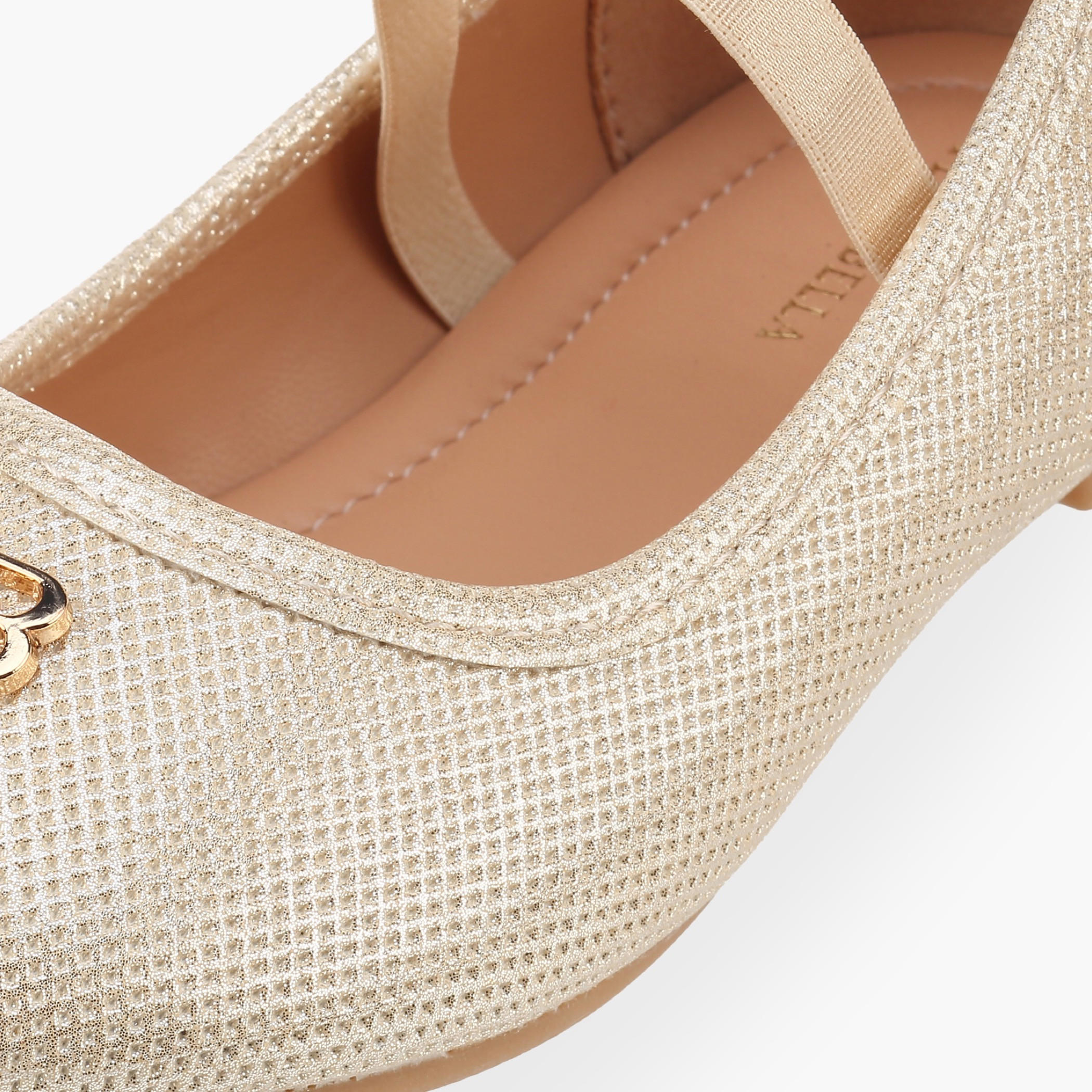 Flora Bella Girls Elasticated Strap Ballerina Shoes-girls-shoes-ballerinas-image-6