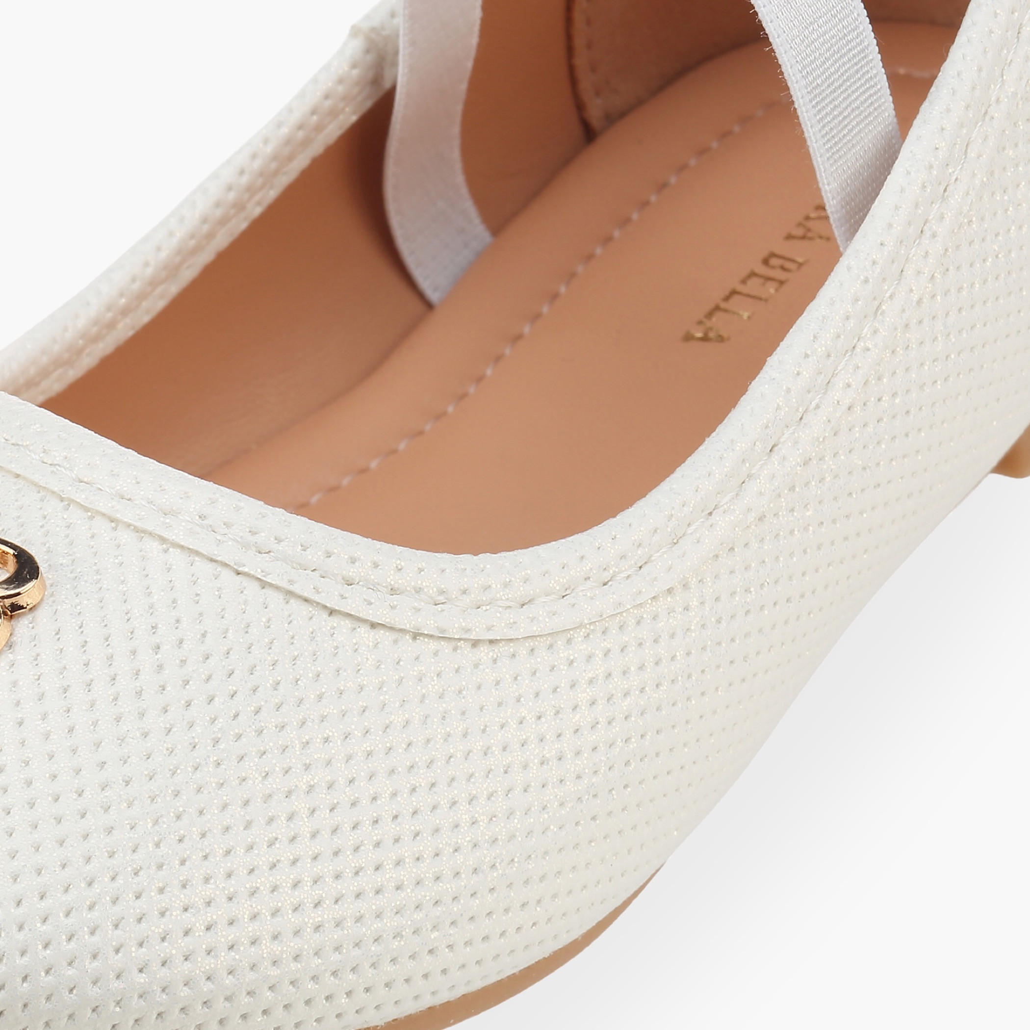 Flora Bella Girls Elasticated Strap Ballerina Shoes-girls-shoes-ballerinas-image-6