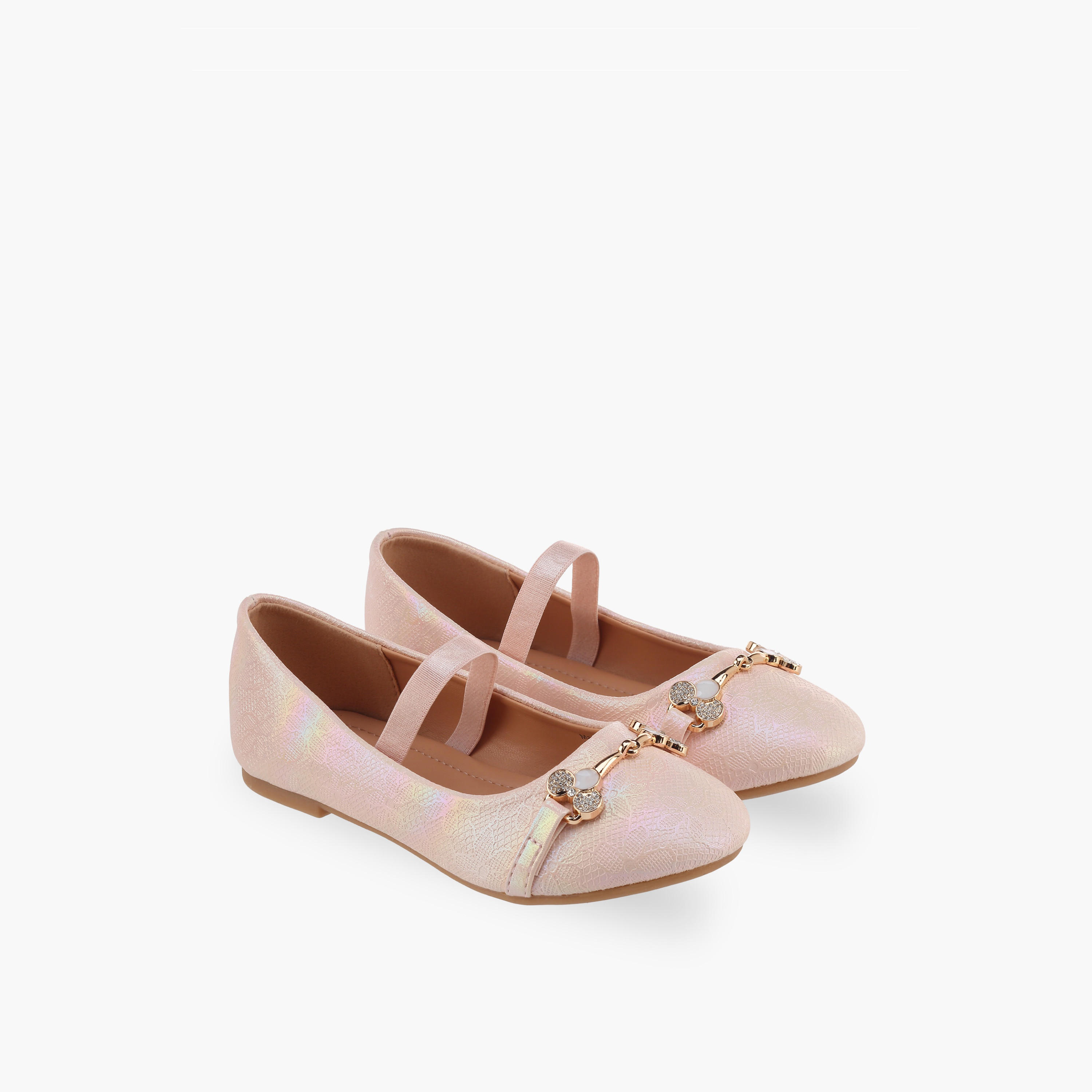 Flora Bella Girls Buckle Accent Ballerina Shoes-girls-shoes-ballerinas-image-1