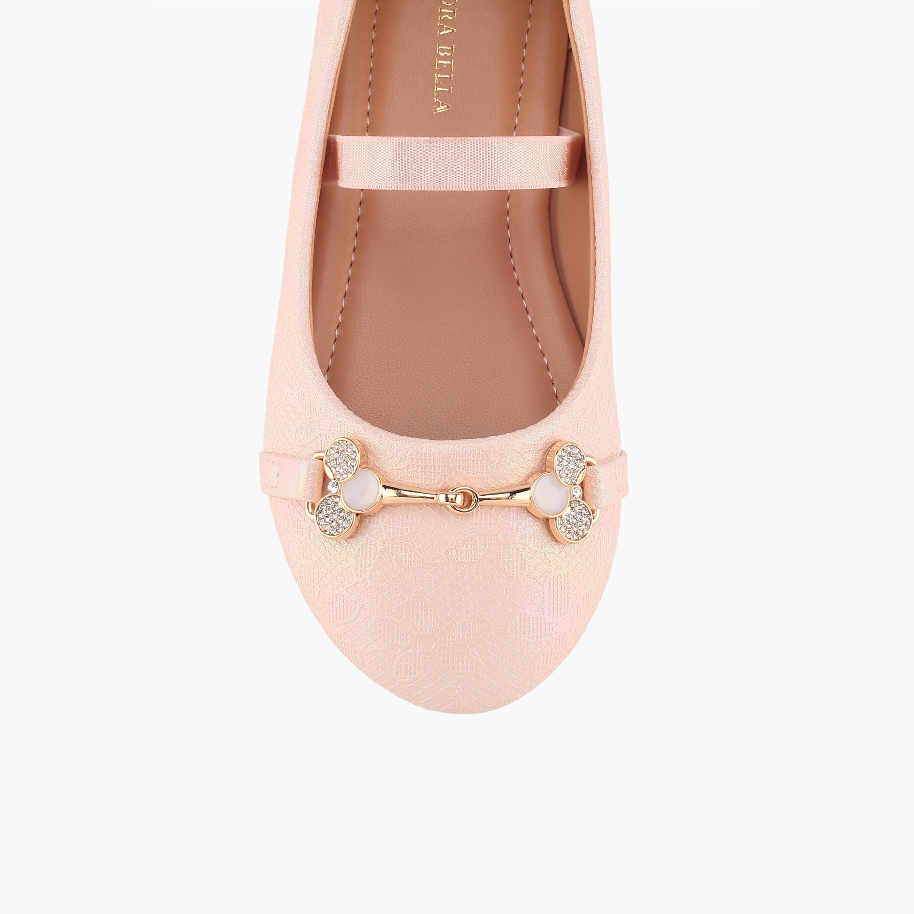 Flora Bella Girls Buckle Accent Ballerina Shoes-girls-shoes-ballerinas-image-4