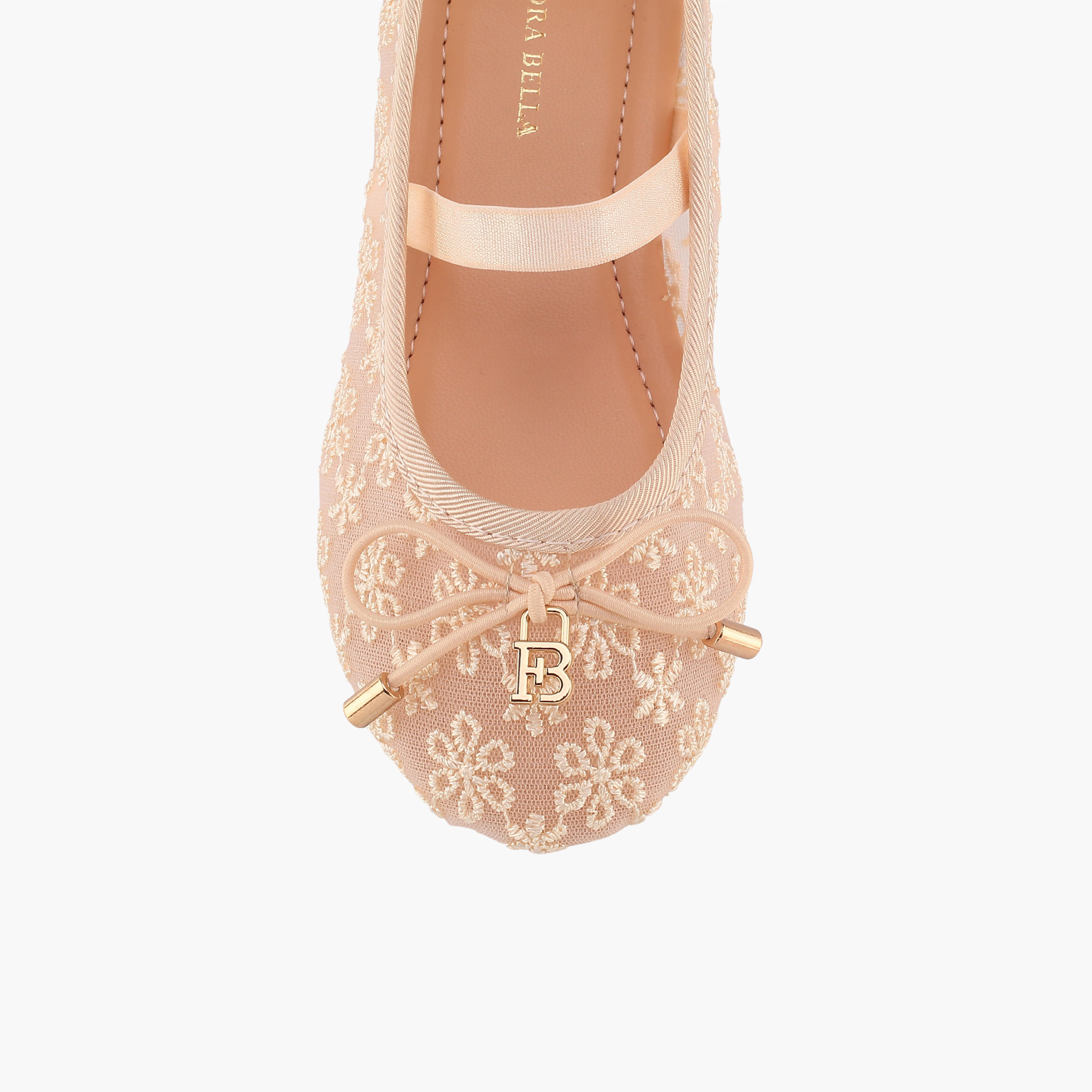 Flora Bella Girls Embroidered Ballerina Shoes-girls-shoes-ballerinas-image-4