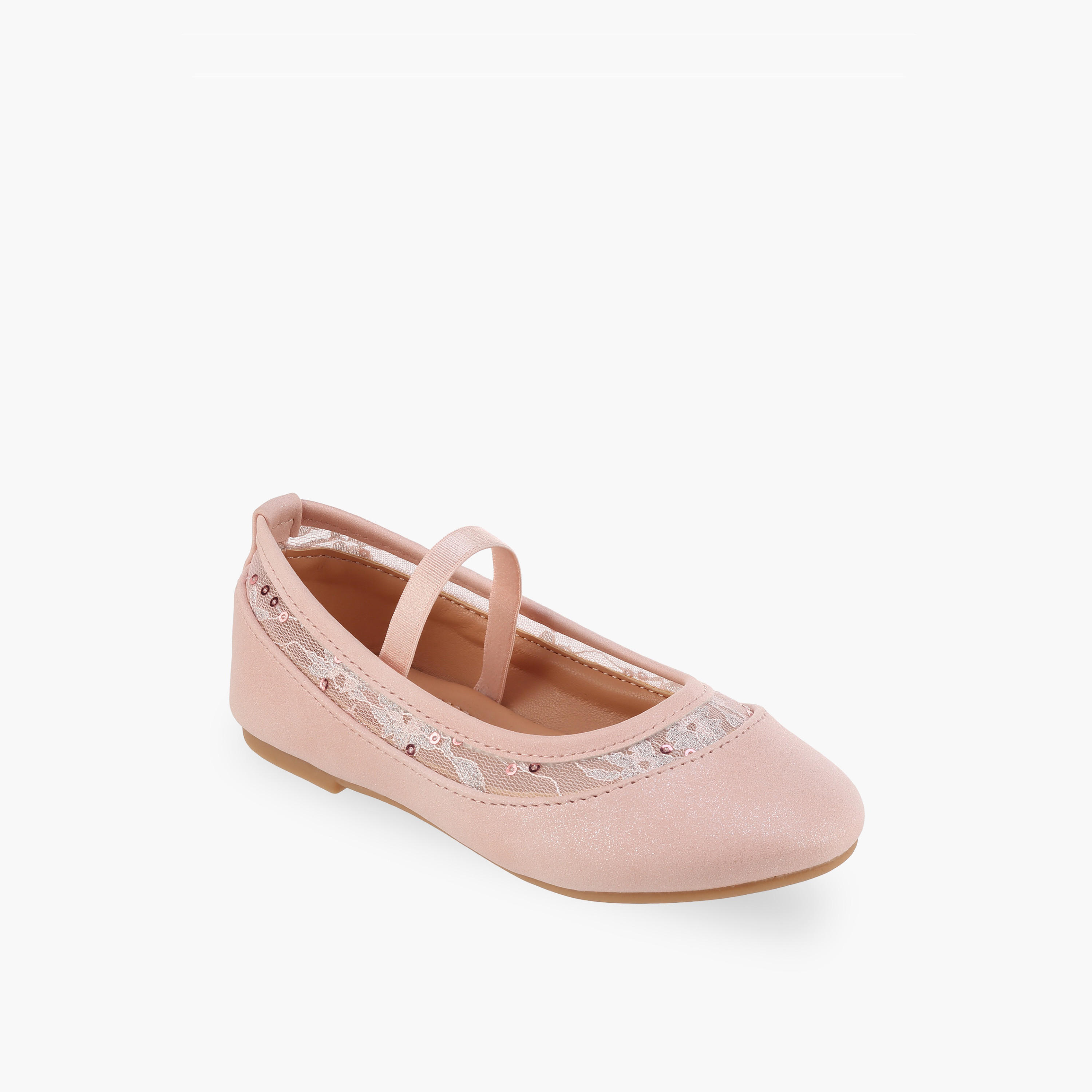 حذاء باليرينا بحافة دانتيل للبنات من فلورا بيلا-girls-shoes-ballerinas-image-2