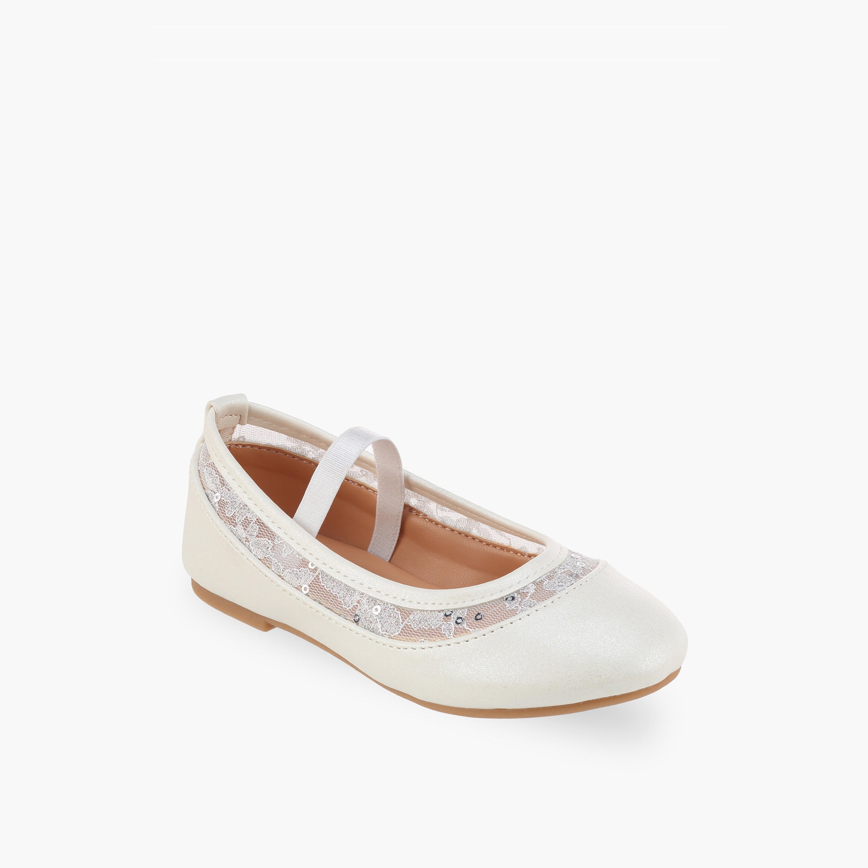 Flora Bella Girls Lace Trim Ballerina Shoes-girls-shoes-ballerinas-image-2