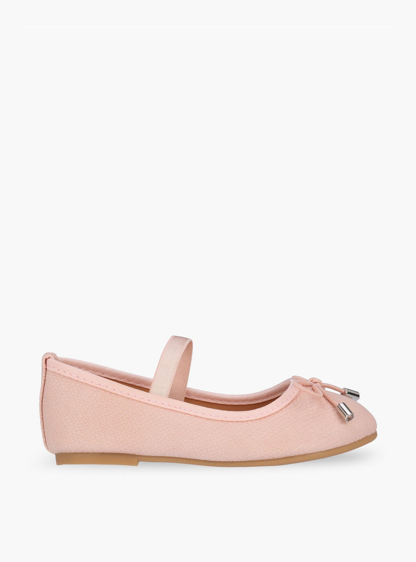 حذاء باليرينا بحزام مطاطي للبنات من فلورا بيلا-girls-shoes-ballerinas-image-3