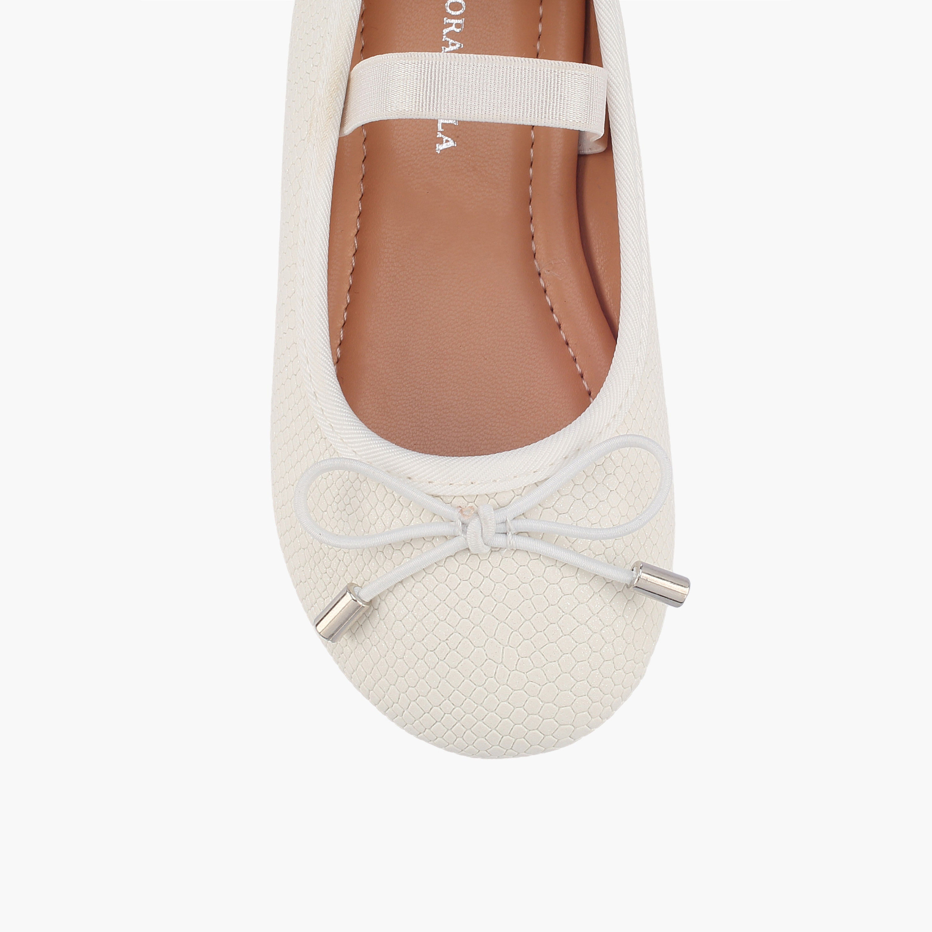 حذاء باليرينا بحزام مطاطي للبنات من فلورا بيلا-girls-shoes-ballerinas-image-10