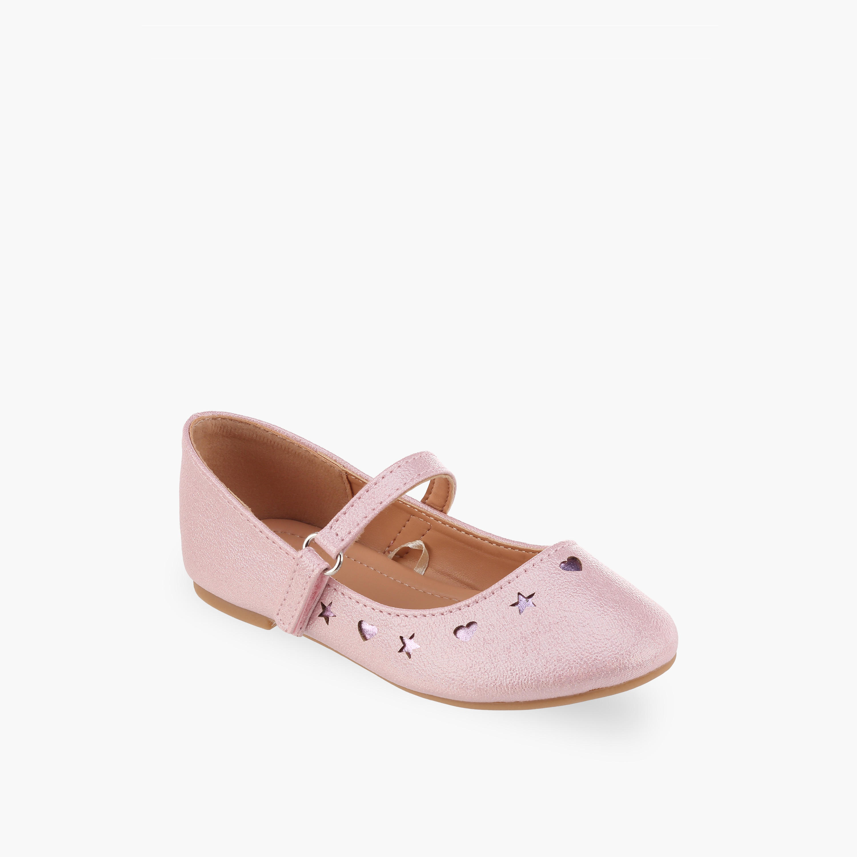 Flora Bella Girls Cutout Detail Hook & Loop Mary Jane Shoes-girls-shoes-maryjanes-image-2