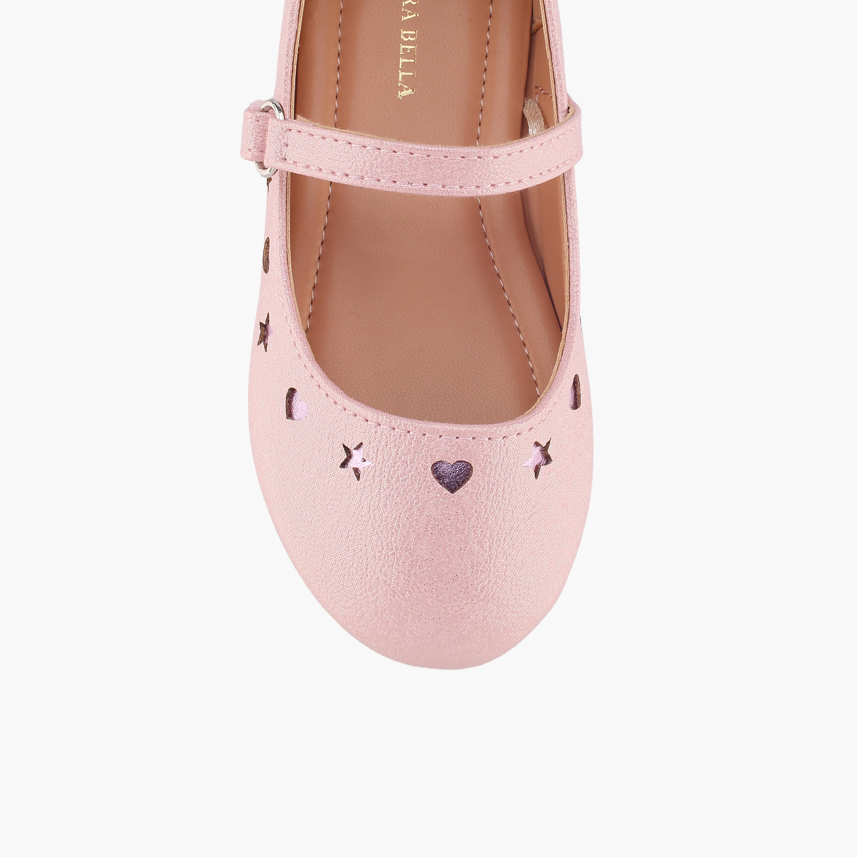 Flora Bella Girls Cutout Detail Hook & Loop Mary Jane Shoes-girls-shoes-maryjanes-image-4