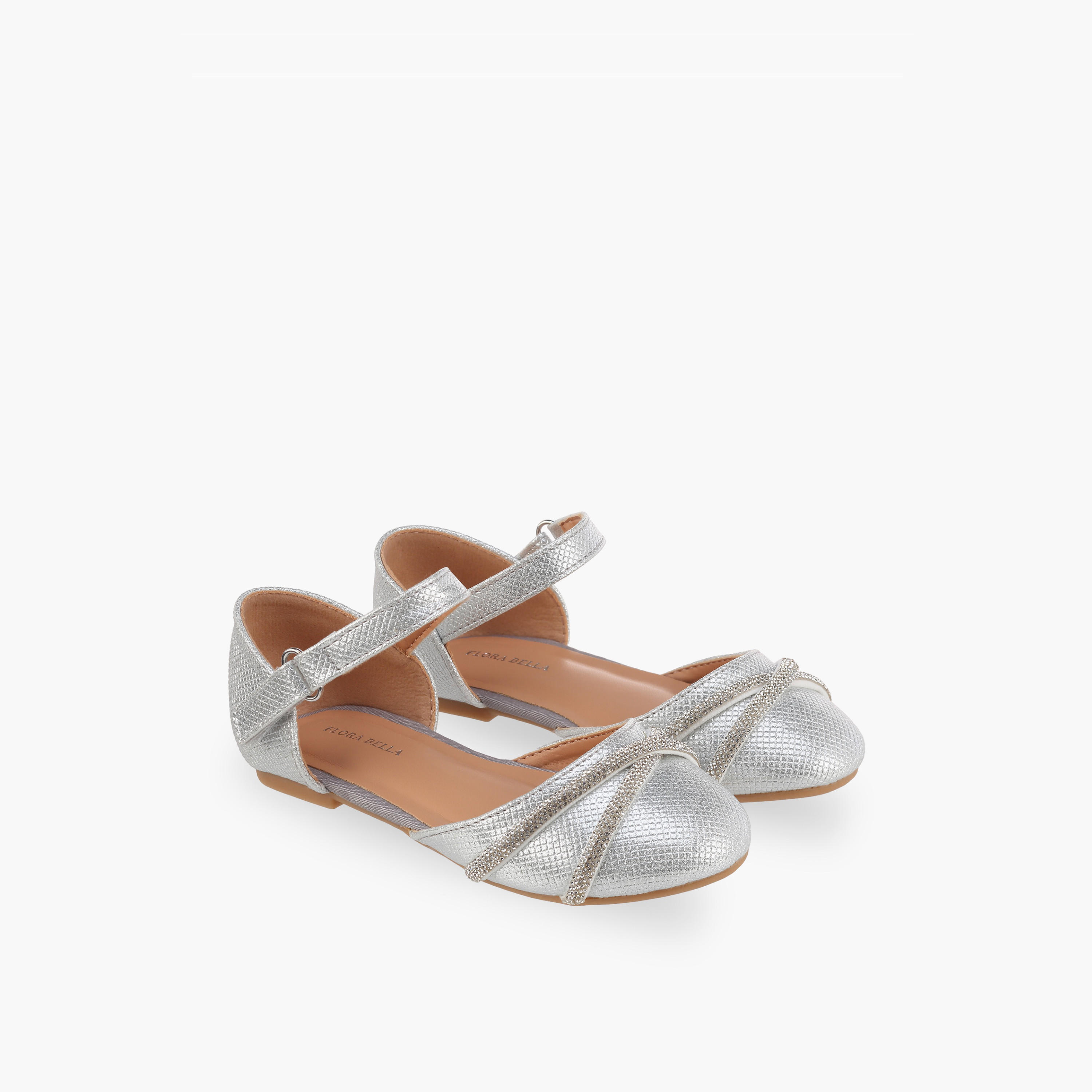 Flora Bella Girls Embellished Hook & Loop Mary Jane Shoes-girls-shoes-maryjanes-image-1