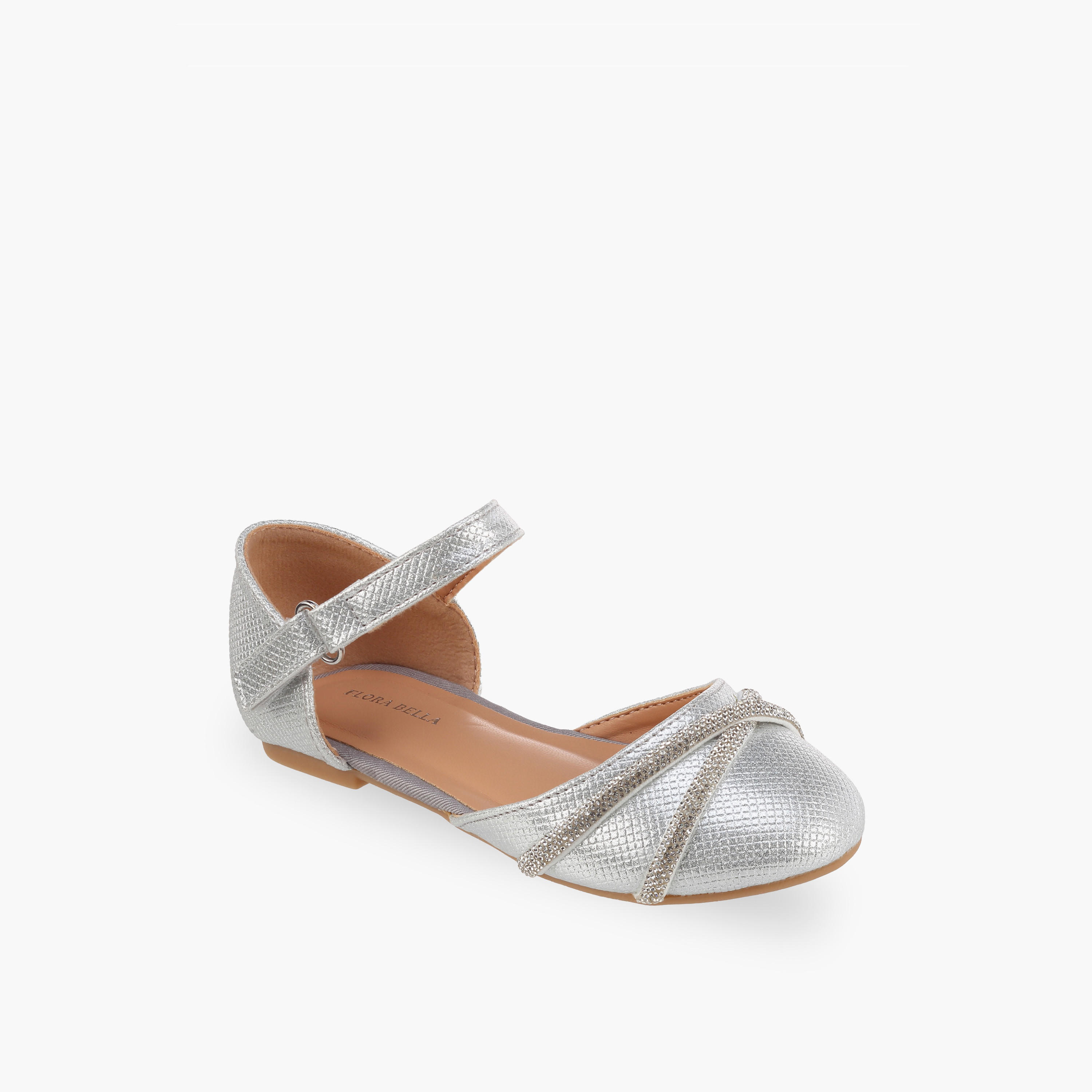 Flora Bella Girls Embellished Hook & Loop Mary Jane Shoes-girls-shoes-maryjanes-image-2