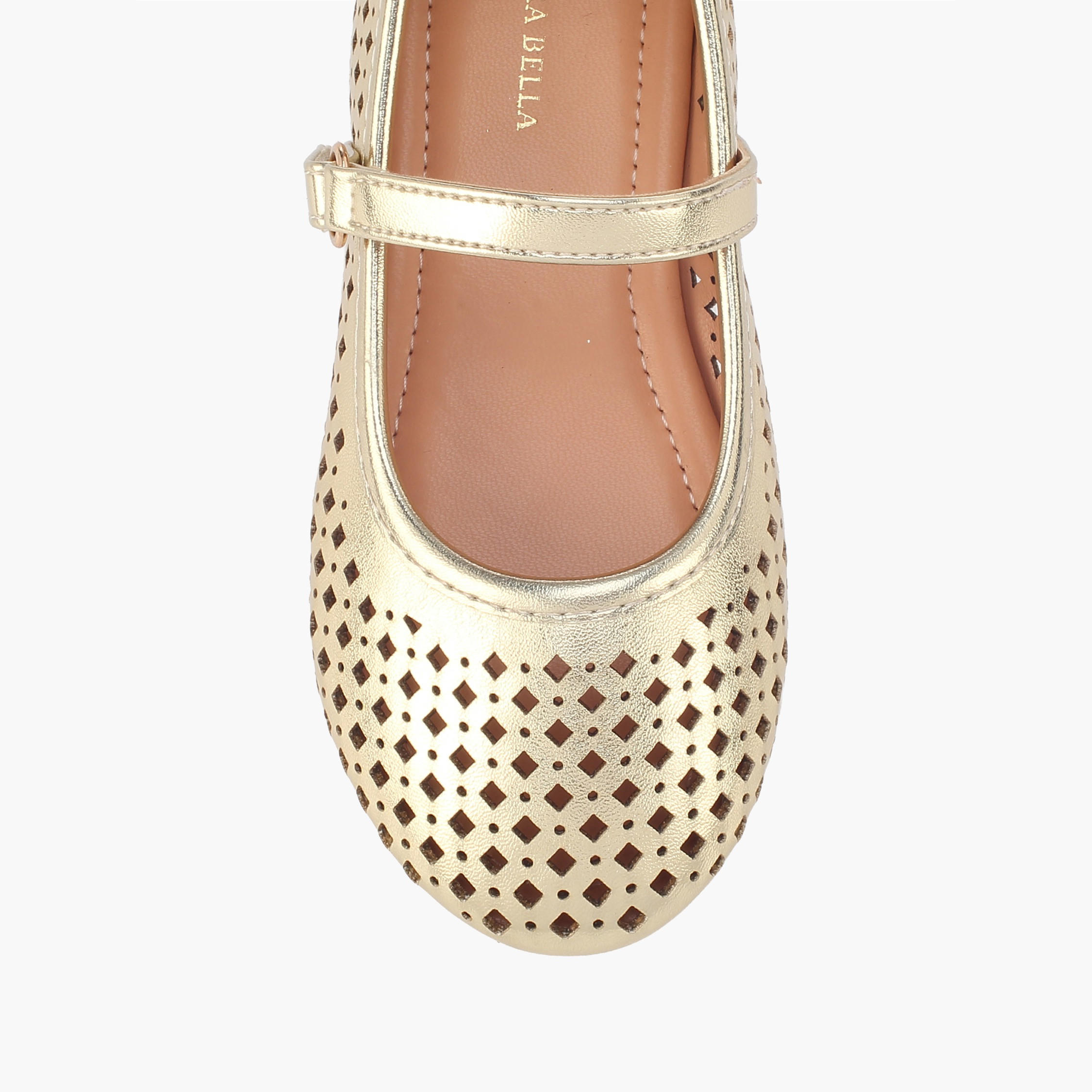 حذاء ماري جين بشريط إغلاق لاصق للبنات من فلورا بيلا-girls-shoes-maryjanes-image-4