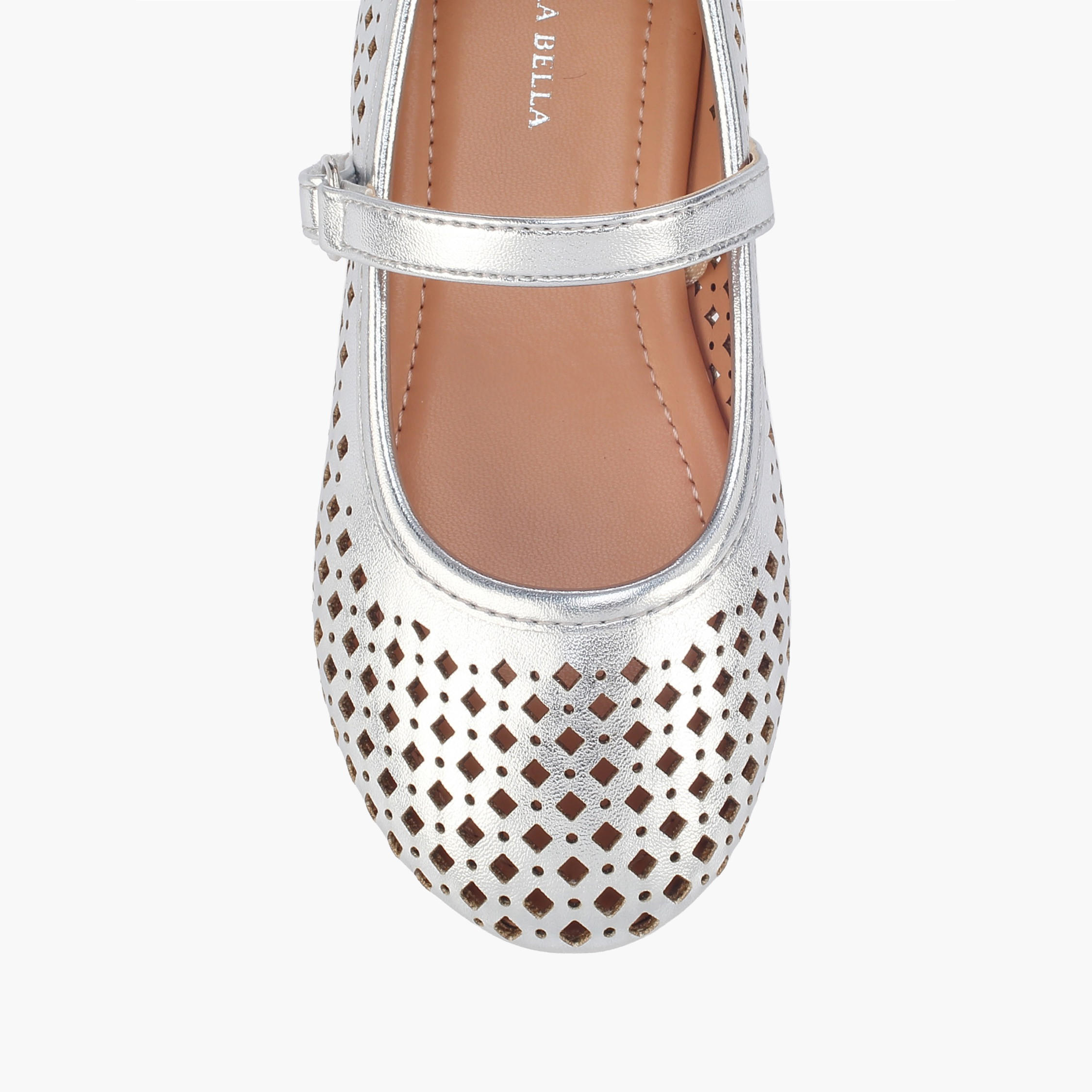 حذاء ماري جين بشريط إغلاق لاصق للبنات من فلورا بيلا-girls-shoes-maryjanes-image-10