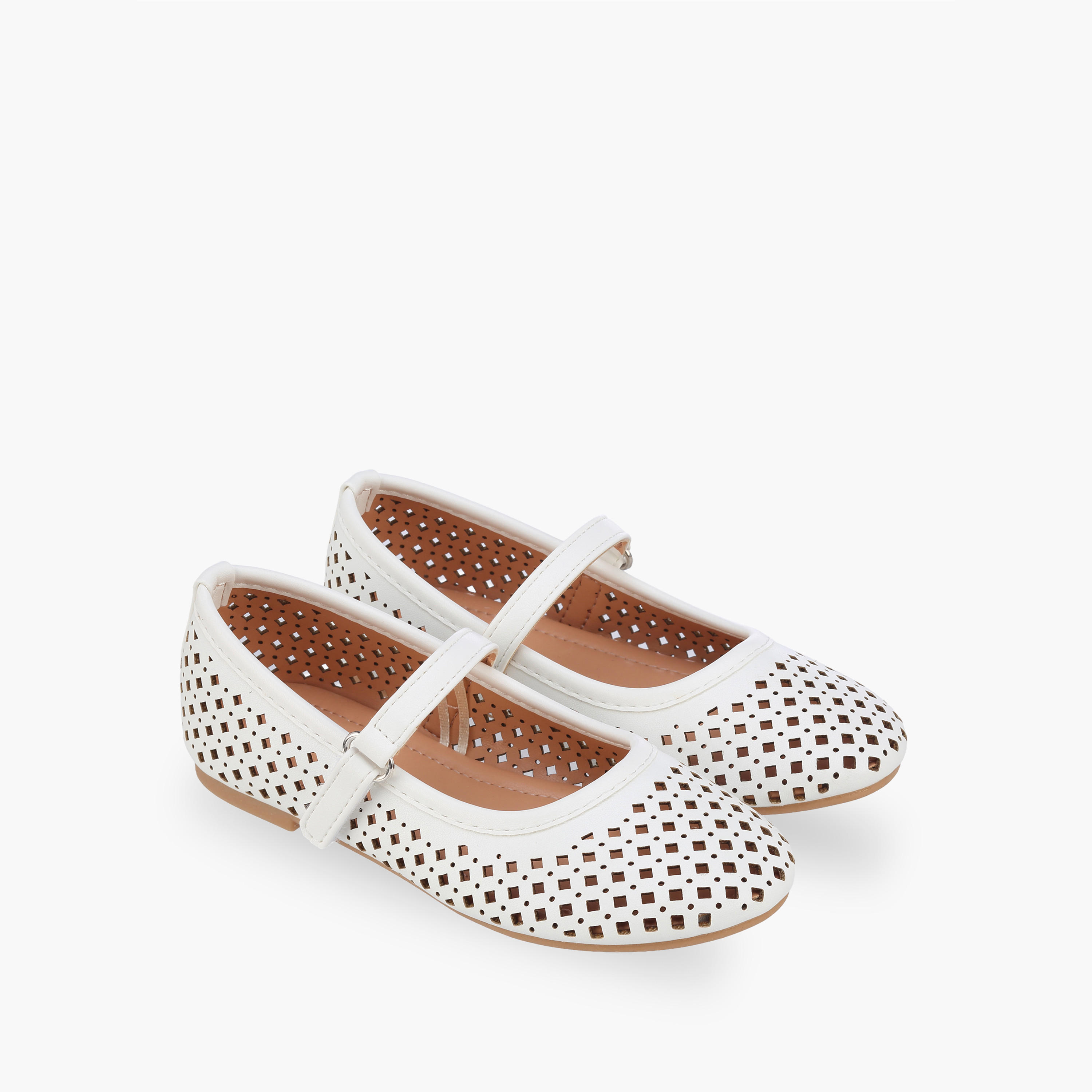 حذاء ماري جين بشريط إغلاق لاصق للبنات من فلورا بيلا-girls-shoes-maryjanes-image-1