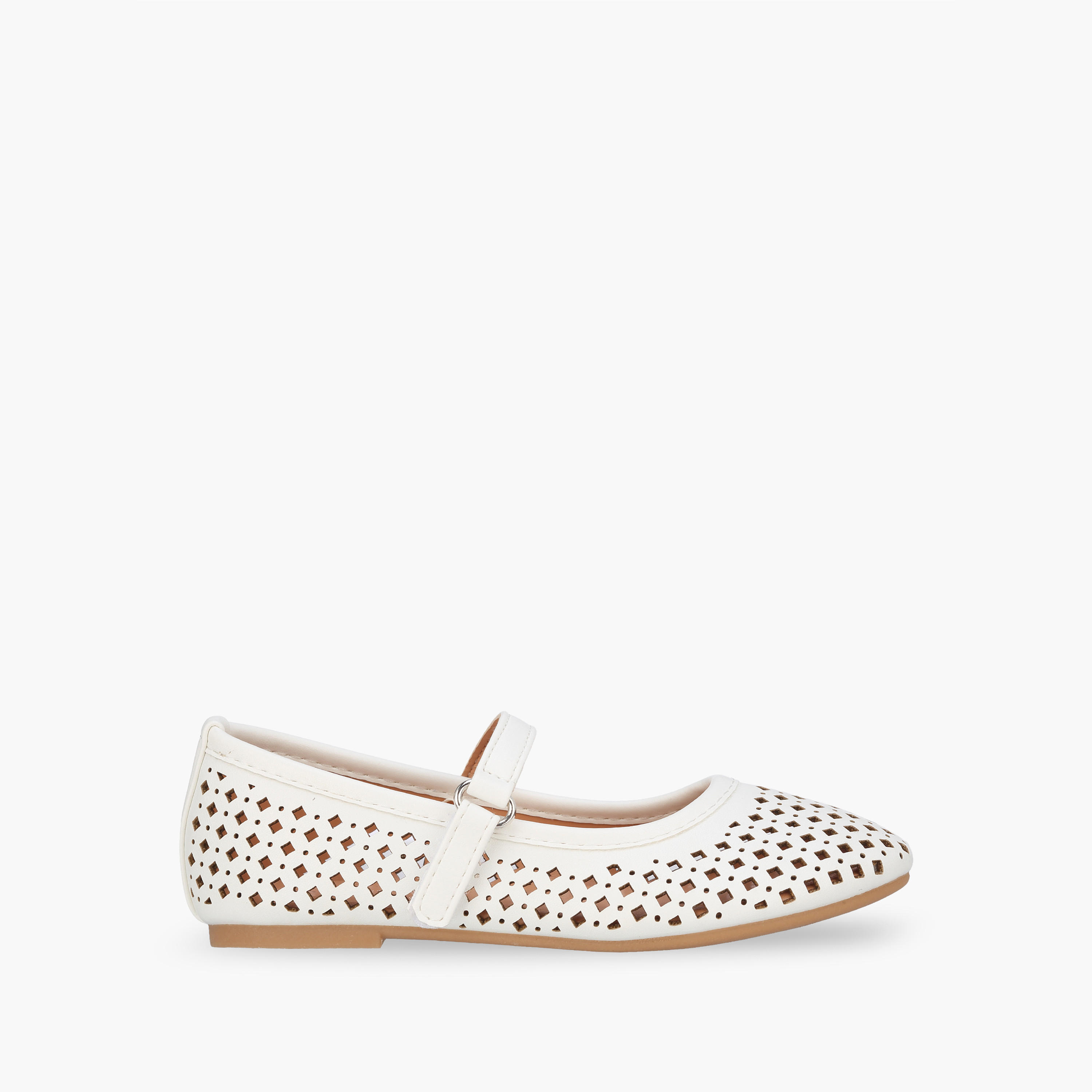 حذاء ماري جين بشريط إغلاق لاصق للبنات من فلورا بيلا-girls-shoes-maryjanes-image-3