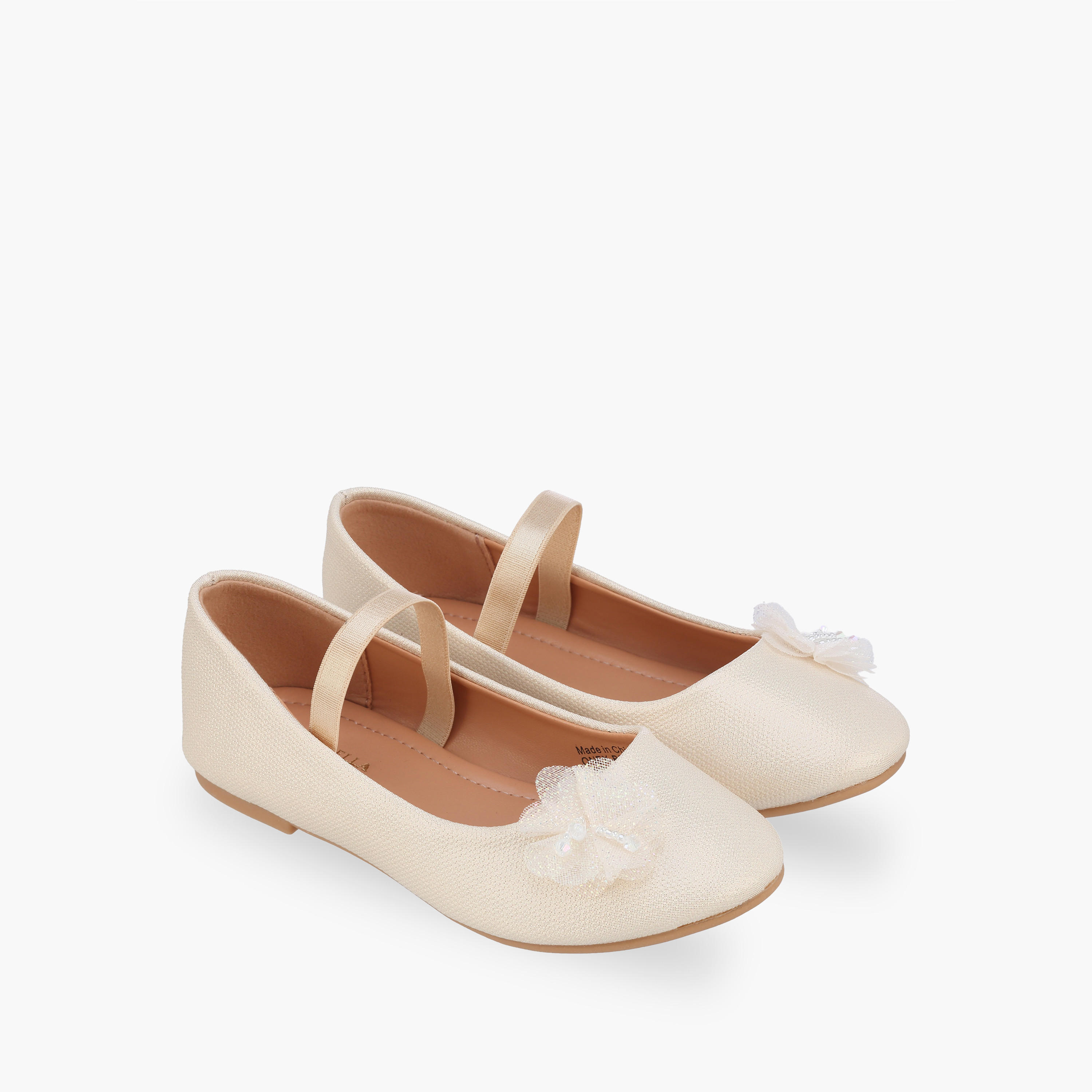 حذاء باليرينا بحزام مطاطي للبنات من فلورا بيلا-girls-shoes-ballerinas-image-7