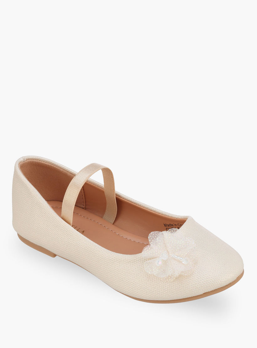 Flora Bella Girls Elasticated Strap Ballerina Shoes-girls-shoes-ballerinas-image-2