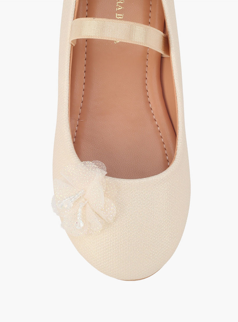 Flora Bella Girls Elasticated Strap Ballerina Shoes-girls-shoes-ballerinas-image-4
