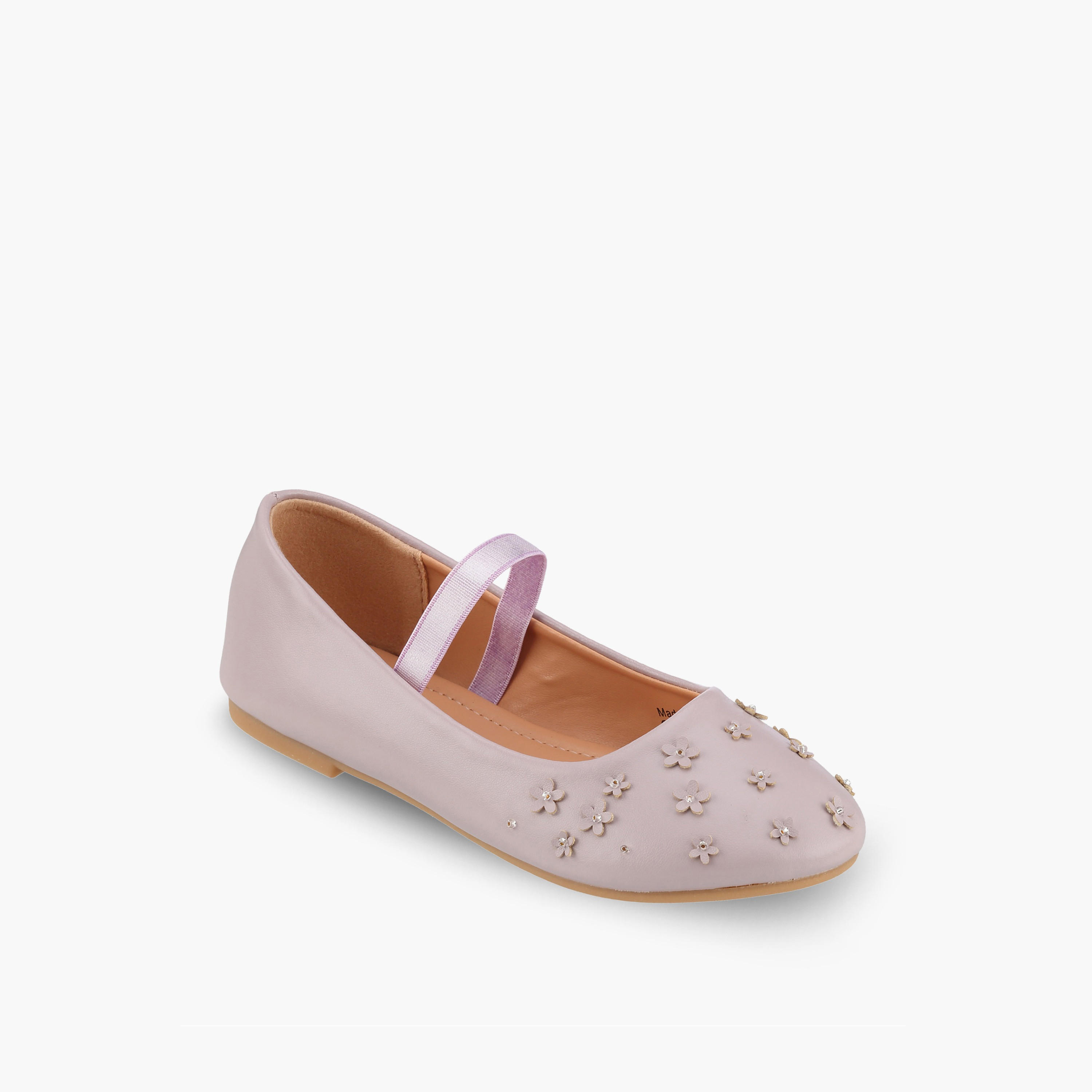 Flora Bella Girls Floral Embellished Ballerina Shoes-girls-shoes-ballerinas-image-2